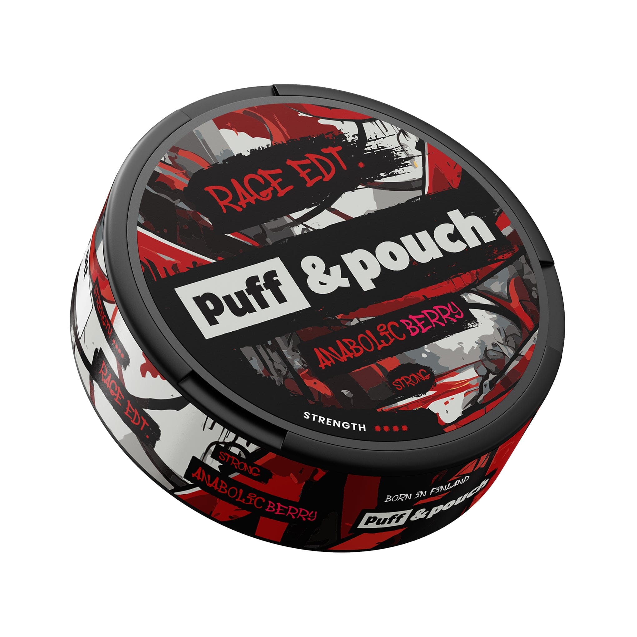 Puff & Pouch Nicotine Pouches Rage Edt: Anabolic Berry 16MG