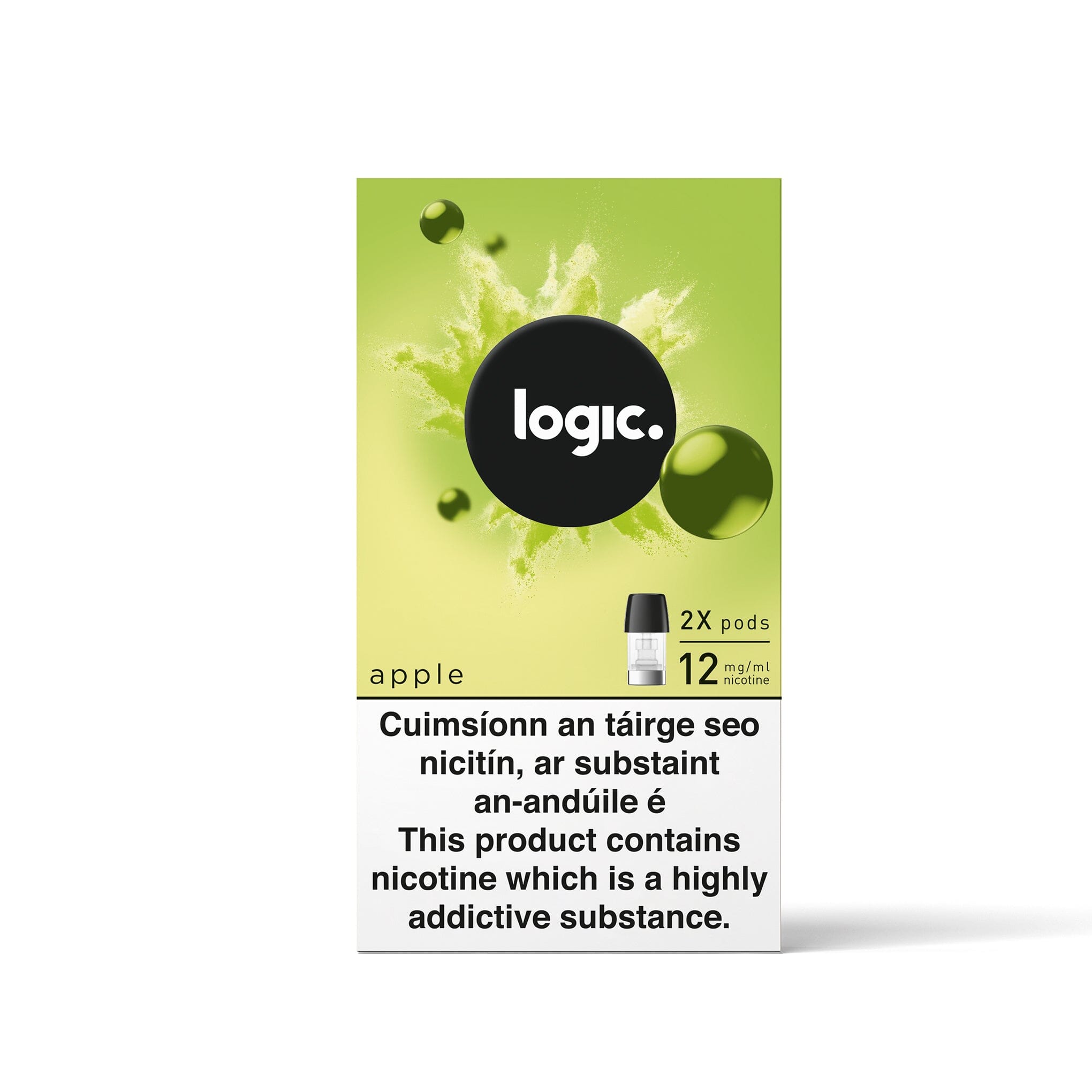 Logic Compact Pods Apple 12MG - Medium Nicotine 