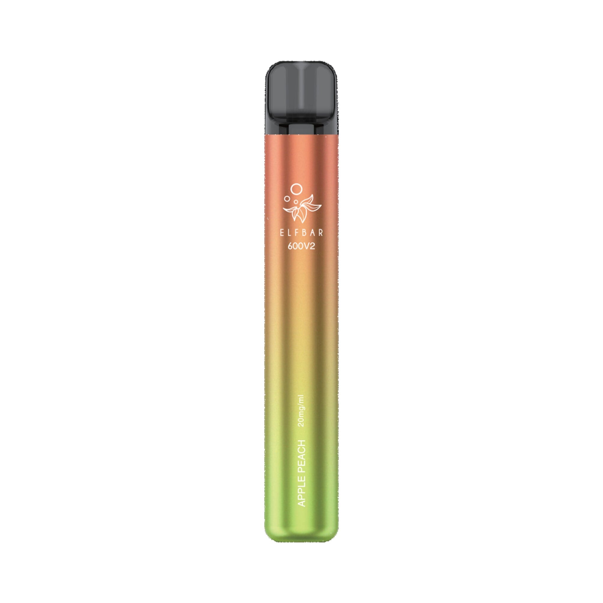 ELF BAR 600 V2 Disposable Vape Apple Peach 