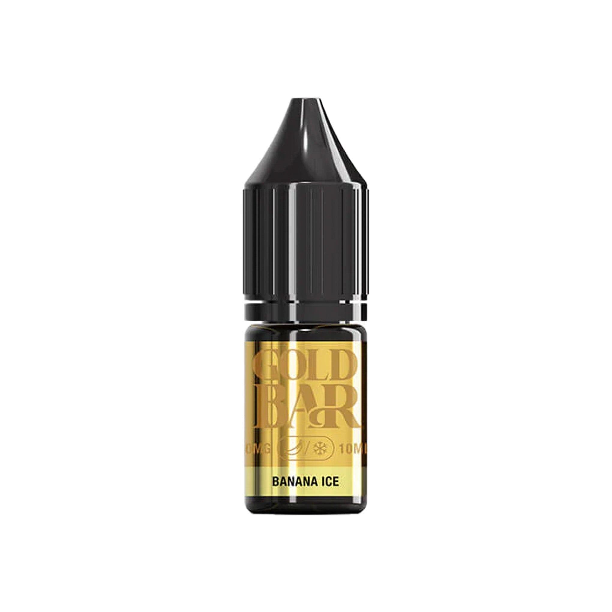 Gold Bar Nicotine Salt E-Liquid Banana Ice 10MG - Medium Nicotine