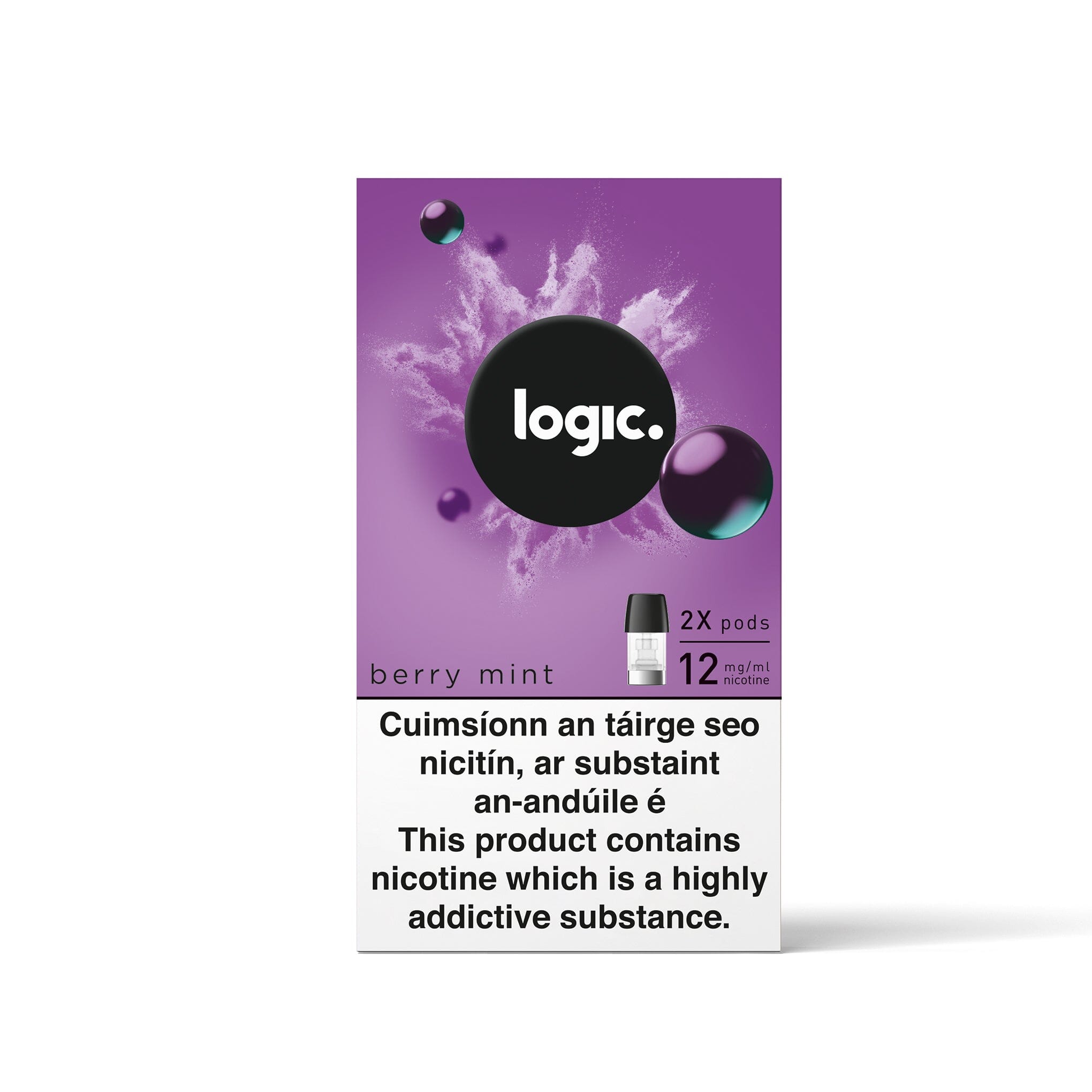 Logic Compact Pods Berry Mint 12MG - Medium Nicotine