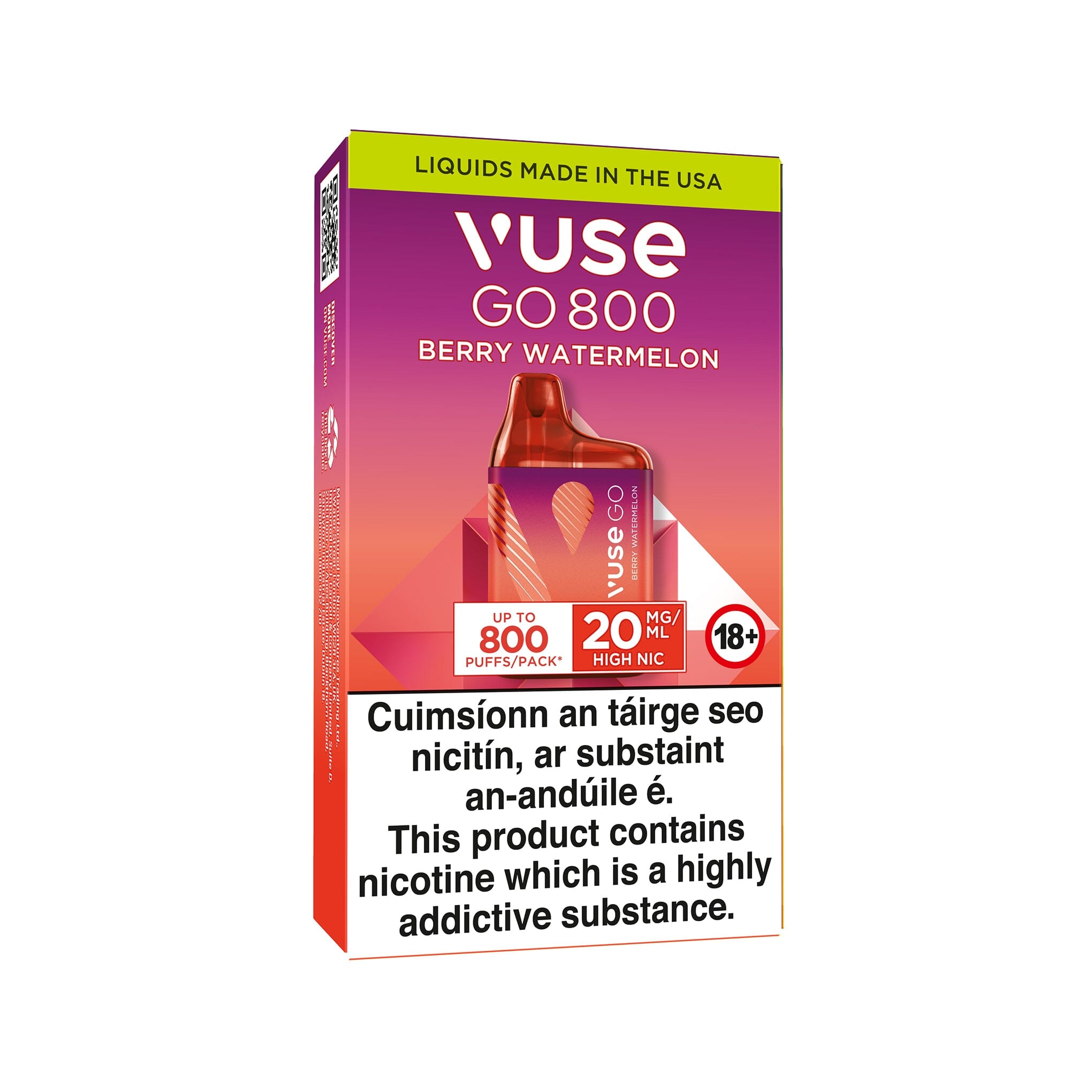 Vuse GO 800 Disposable Vape Berry Watermelon
