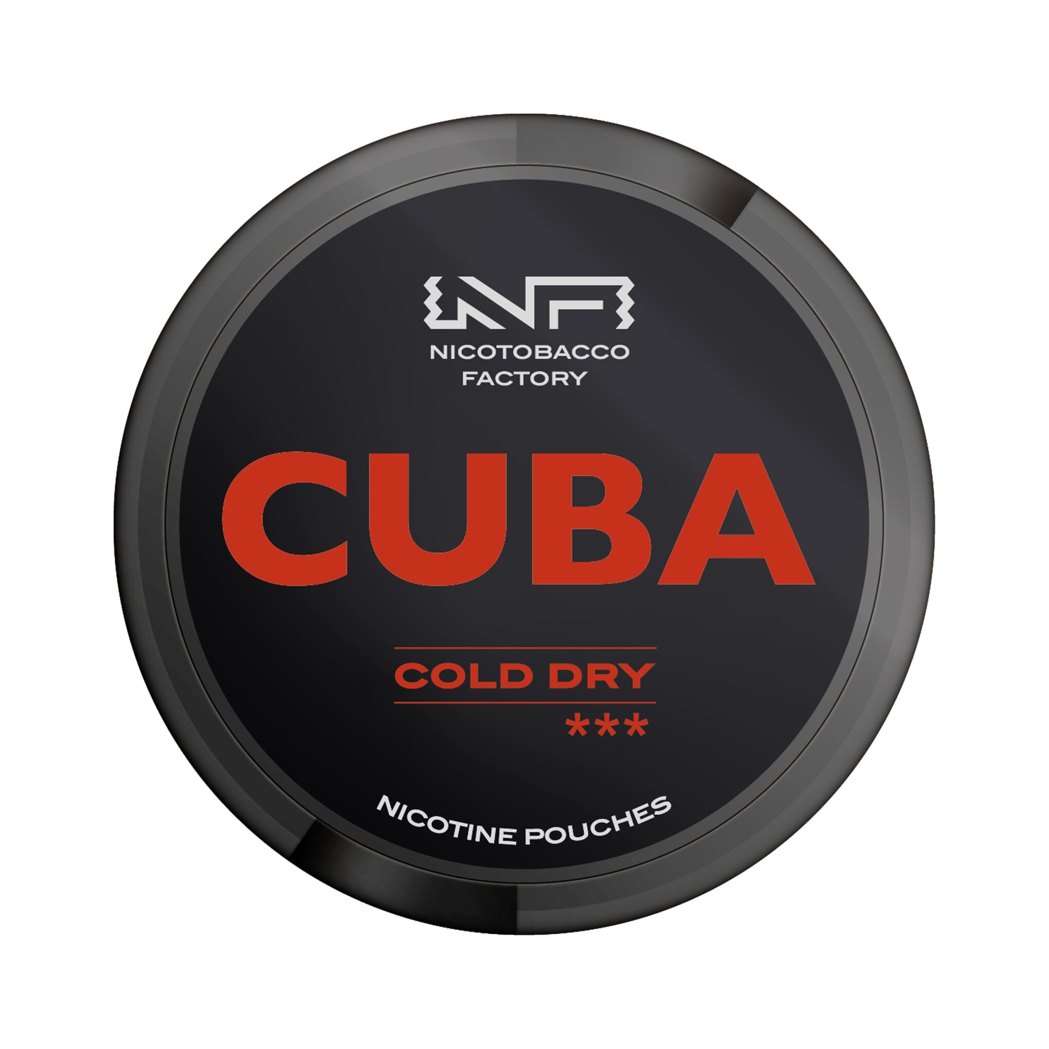 CUBA Nicotine Pouches Cold Dry Black - 43MG/G