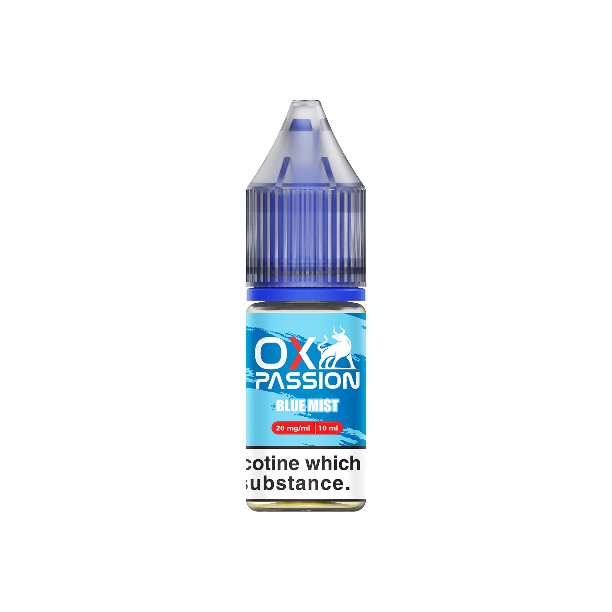 OX Passion Nicotine Salt E-Liquid Blue Mist