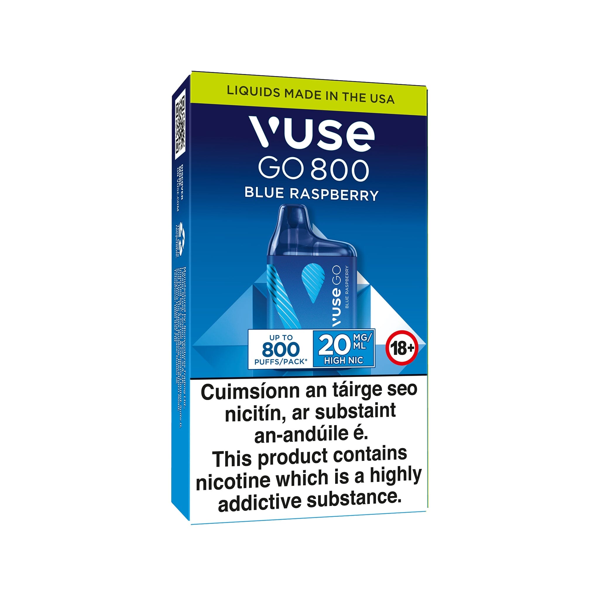 Vuse GO 800 Disposable Vape Blue Raspberry