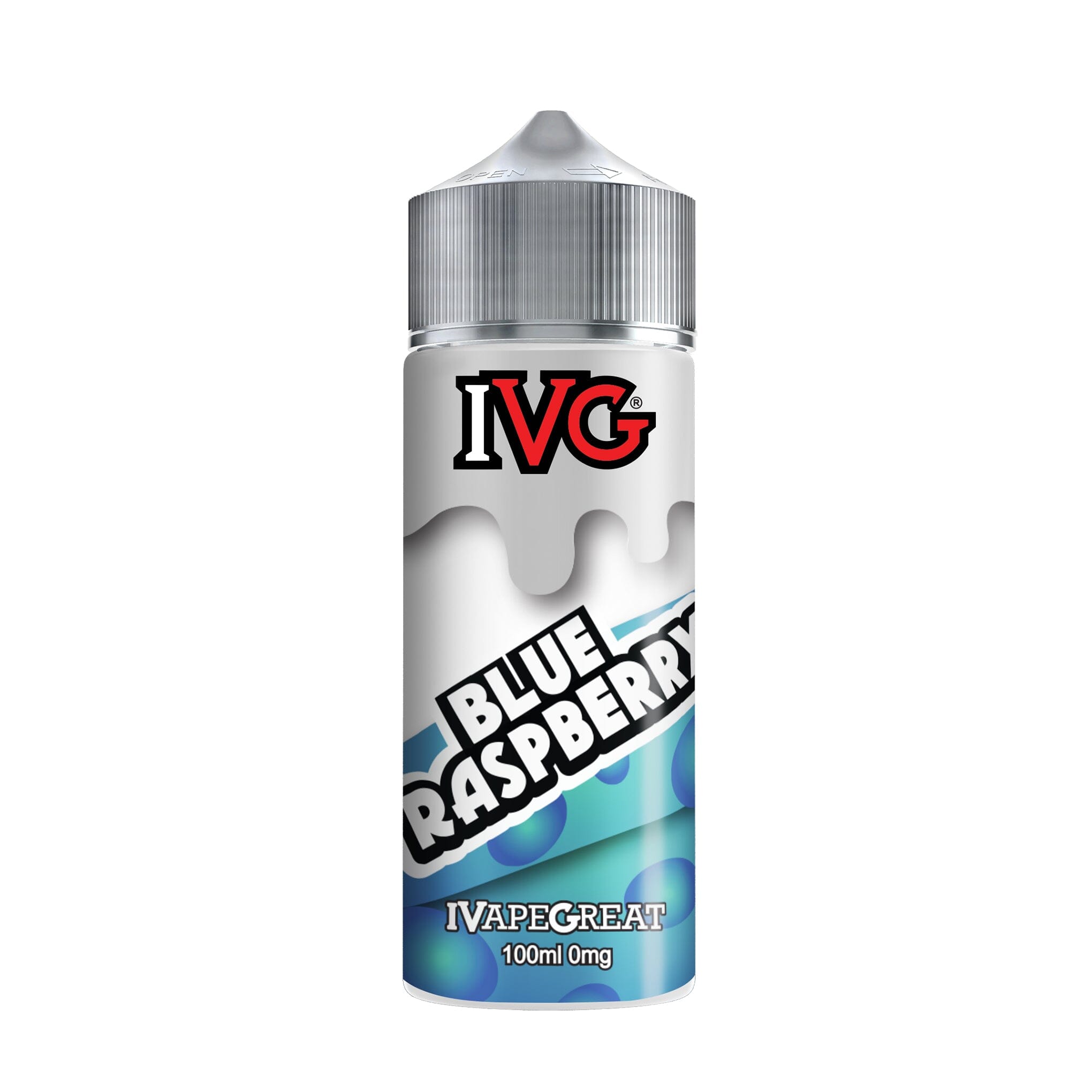 IVG 100ML Short FIll E-Liquid Blue Raspberry 