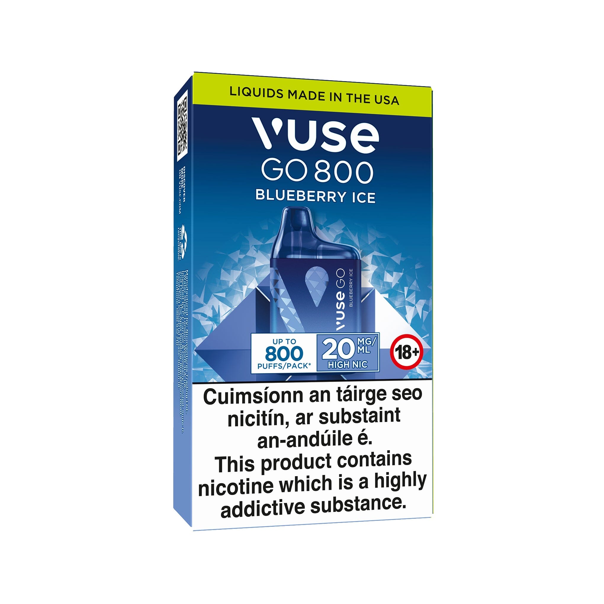 Vuse GO 800 Disposable Vape Blueberry Ice 