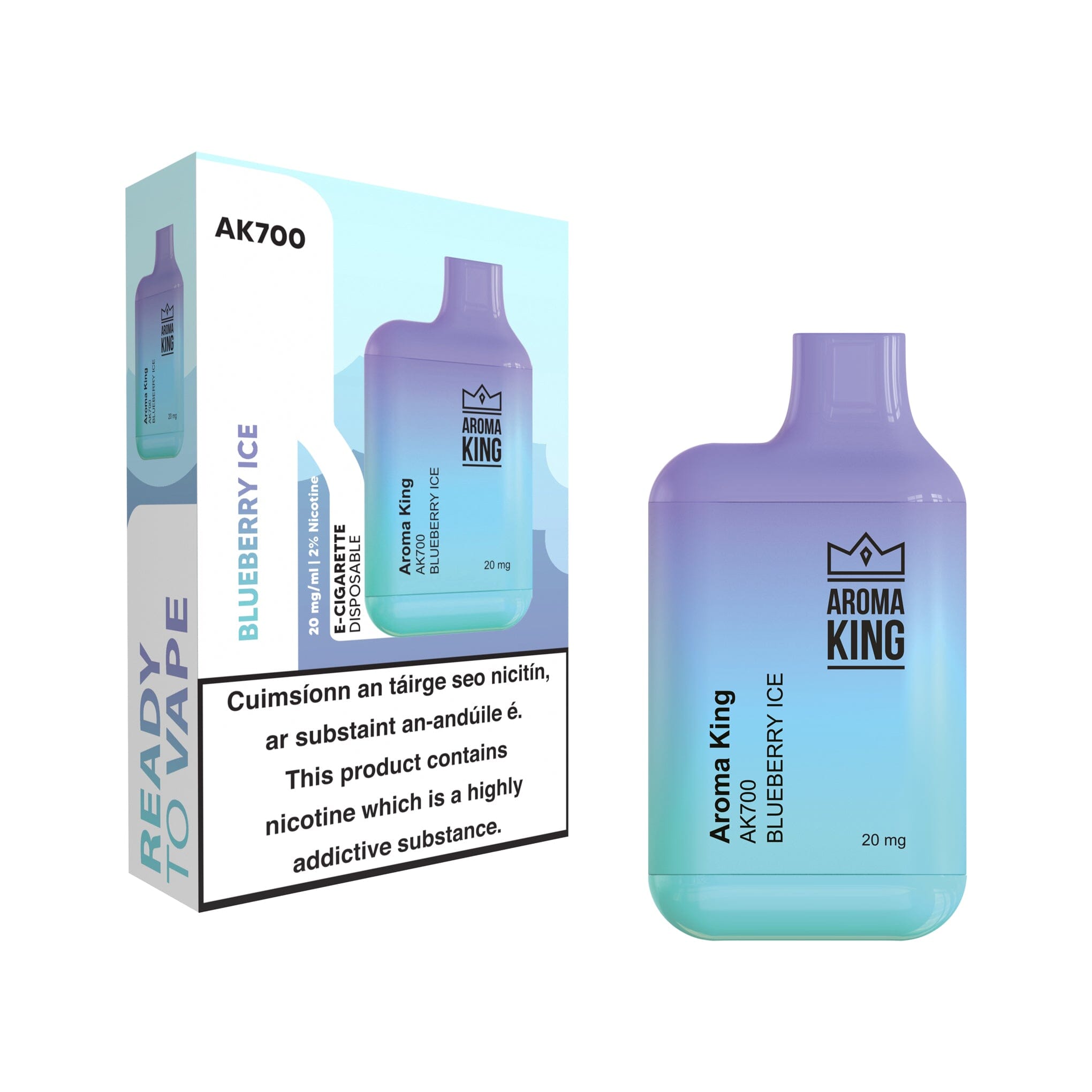 Aroma King AK700 Disposable Vape Blueberry Ice 