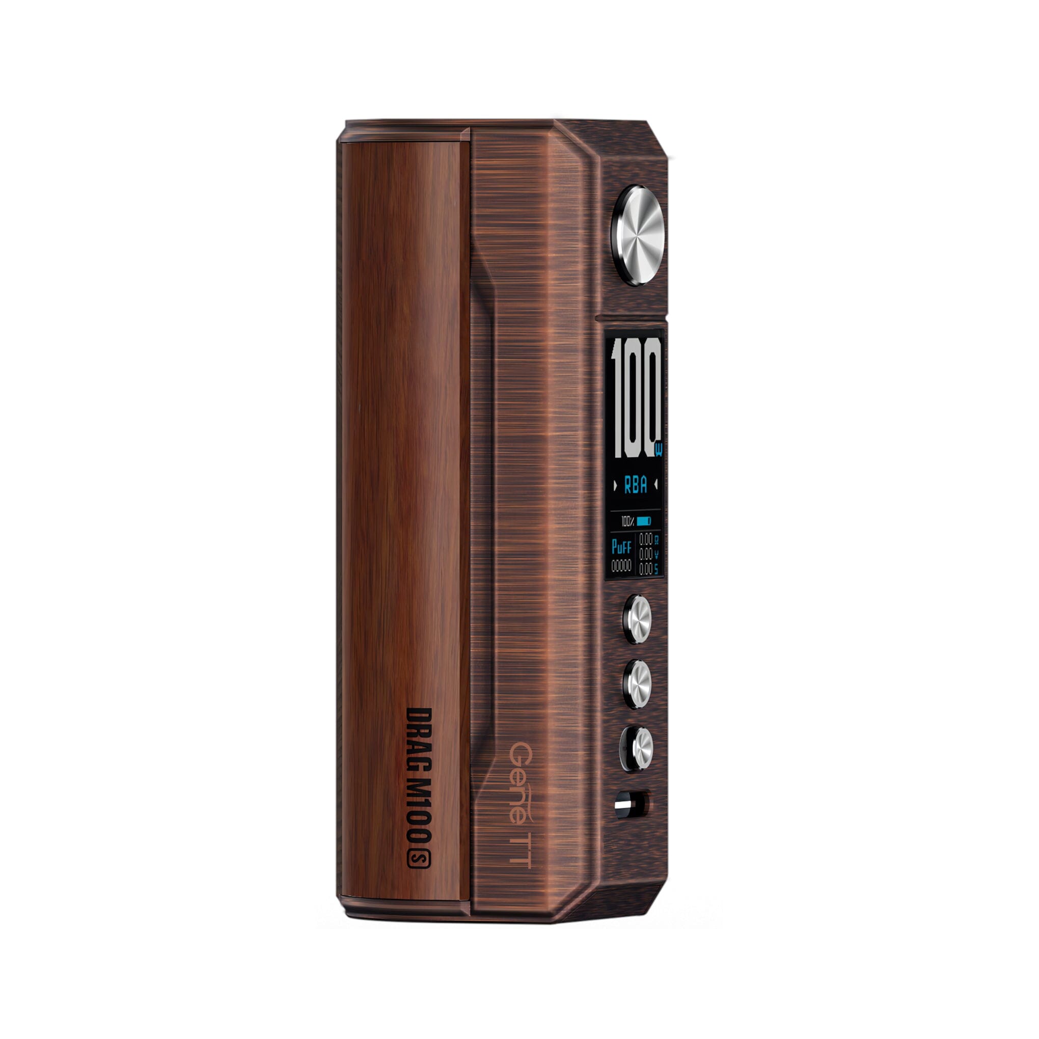 VOOPOO Drag M100S Mod Antique Brass & Padauk