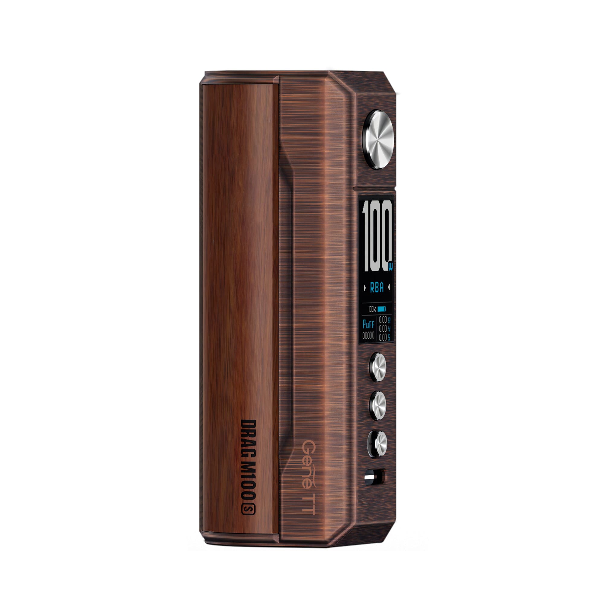 VOOPOO Drag M100S Mod Antique Brass & Padauk 