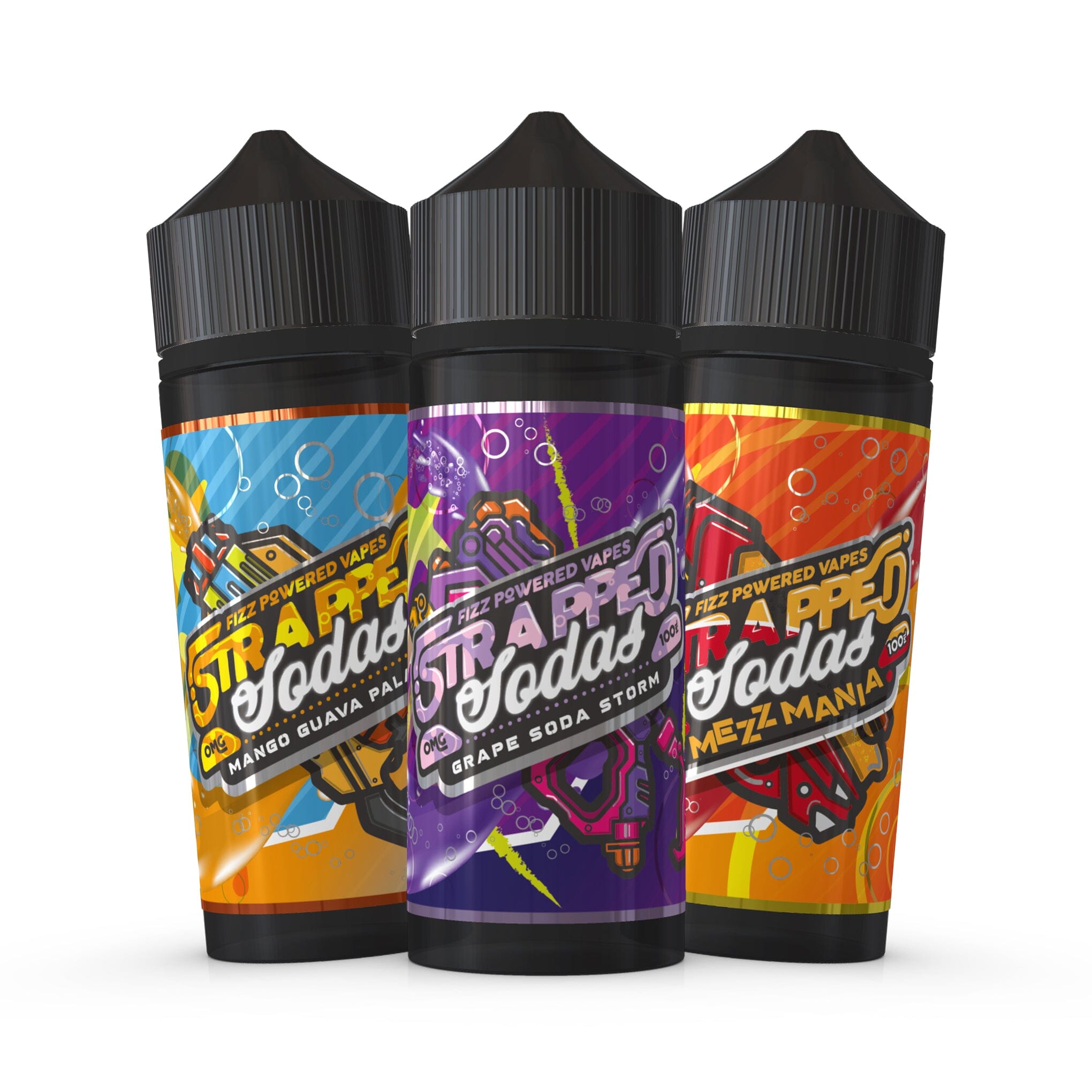 Strapped Sodas Range Short Fill E-Liquid 