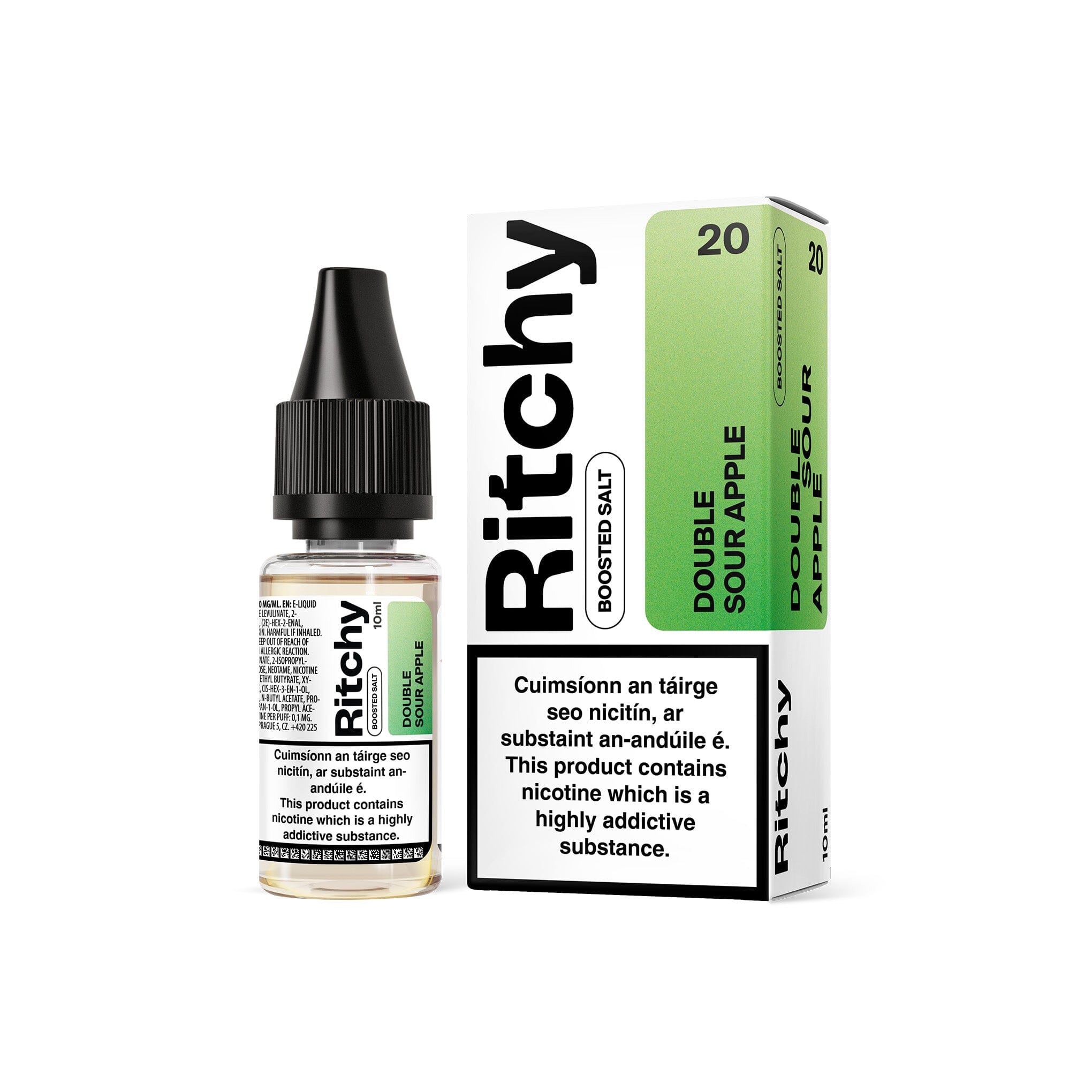 Ritchy Nicotine Salt E-Liquid by Liqua Double Sour Apple 20MG - High Nicotine