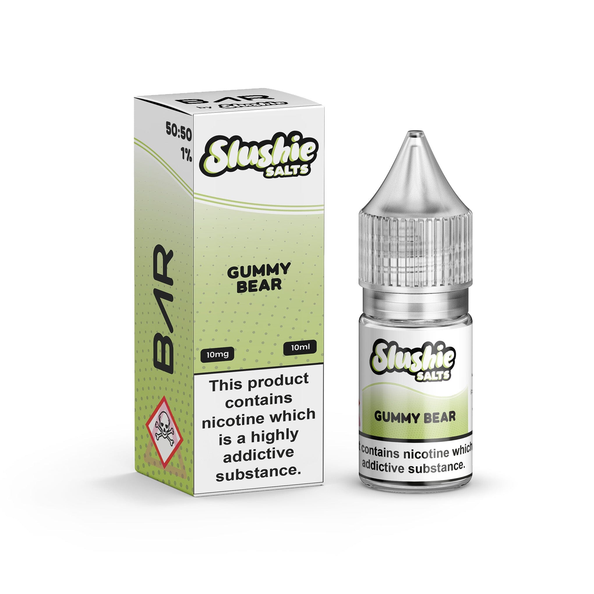 Slushie Bar Salt Nicotine Salt E-Liquid Gummy Bear 10MG - Medium Nicotine