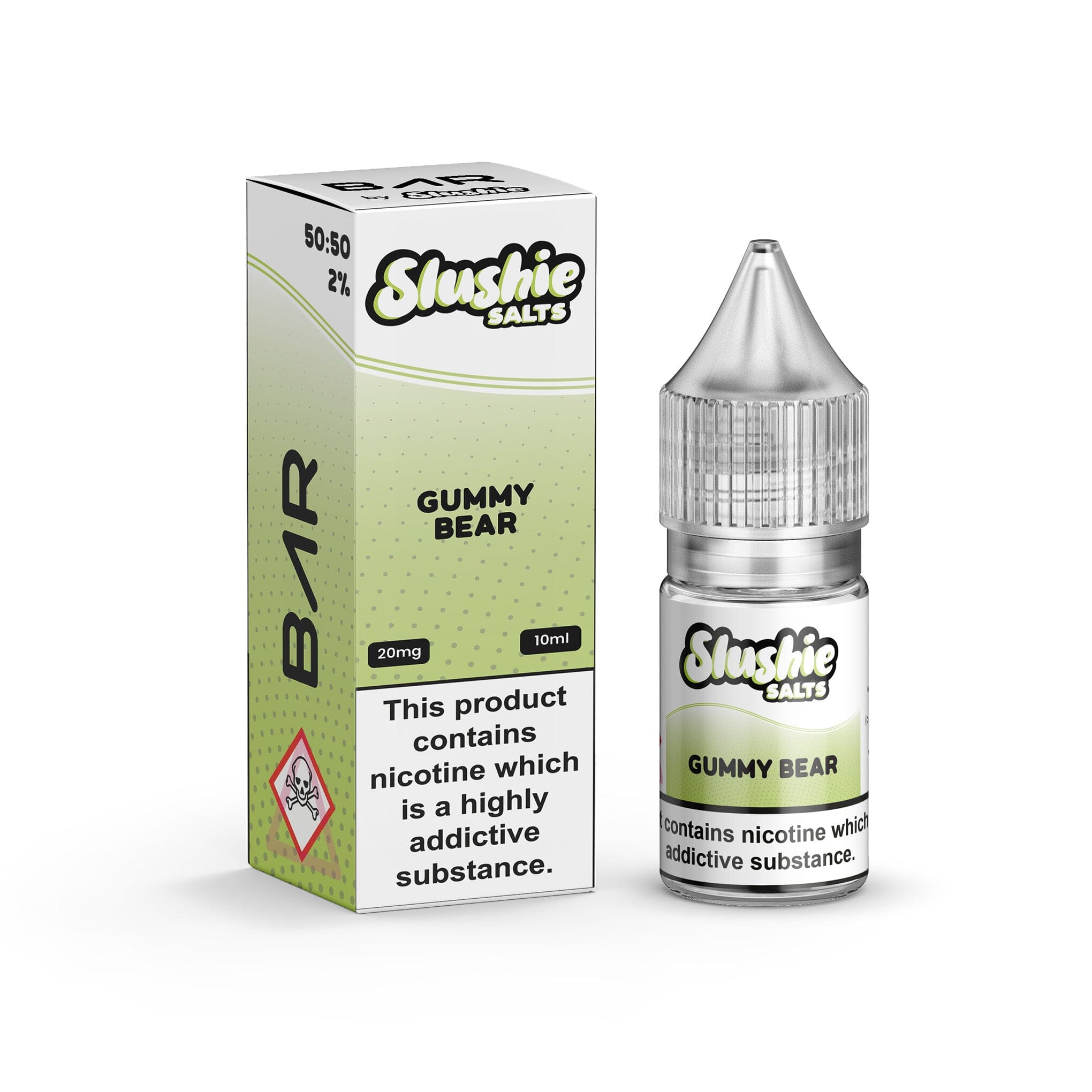 Slushie Bar Salt Nicotine Salt E-Liquid Gummy Bear 20MG - High Nicotine