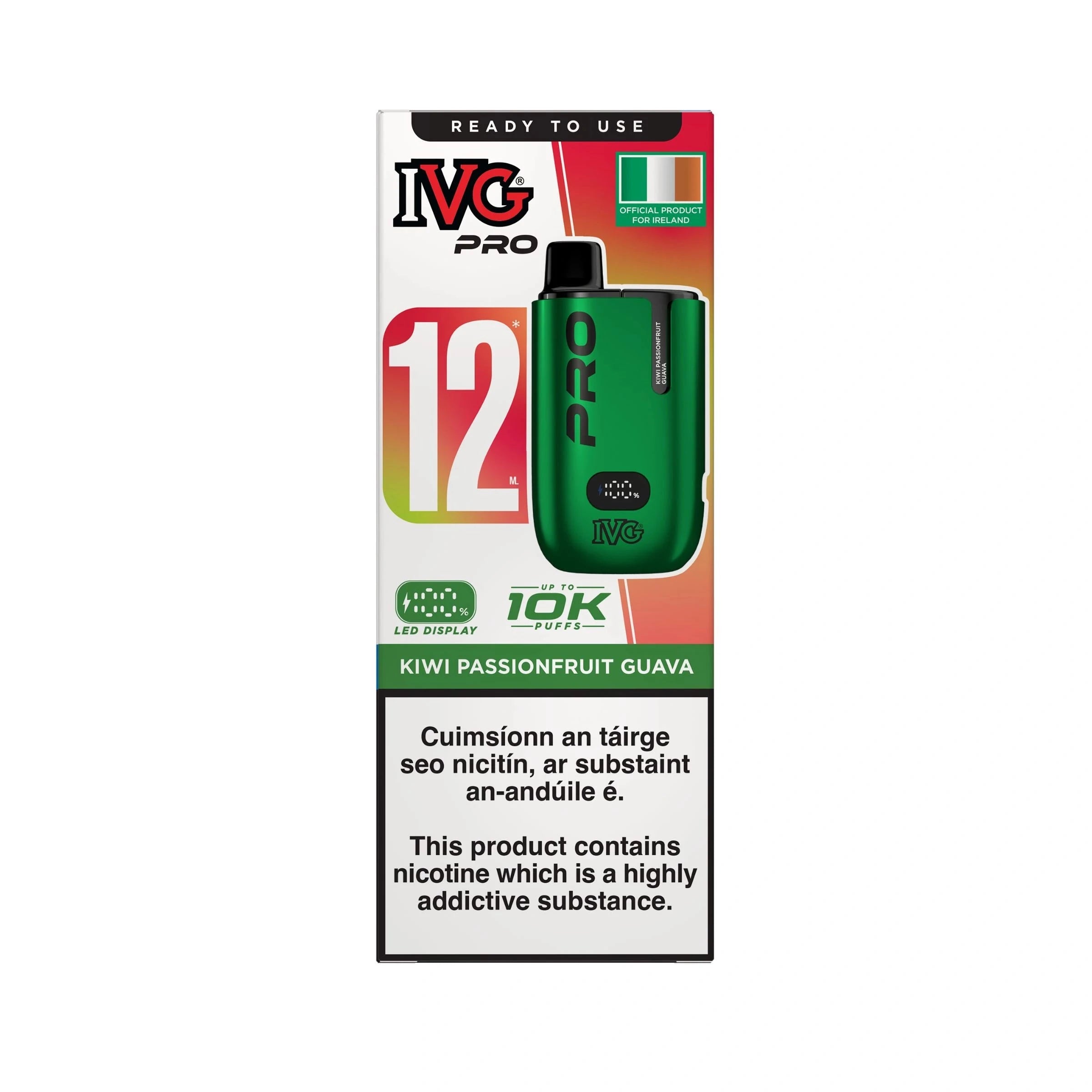 IVG PRO 12K Kit Kiwi Passionfruit Guava
