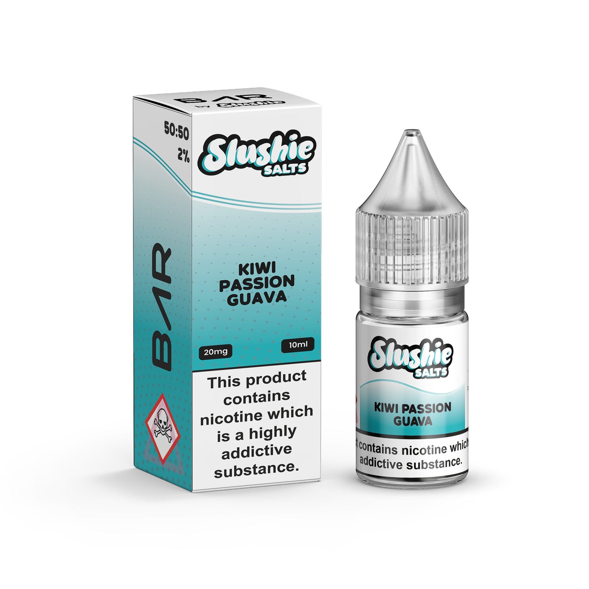 Slushie Bar Salt Nicotine Salt E-Liquid Kiwi Passion Guava 20MG - High Nicotine