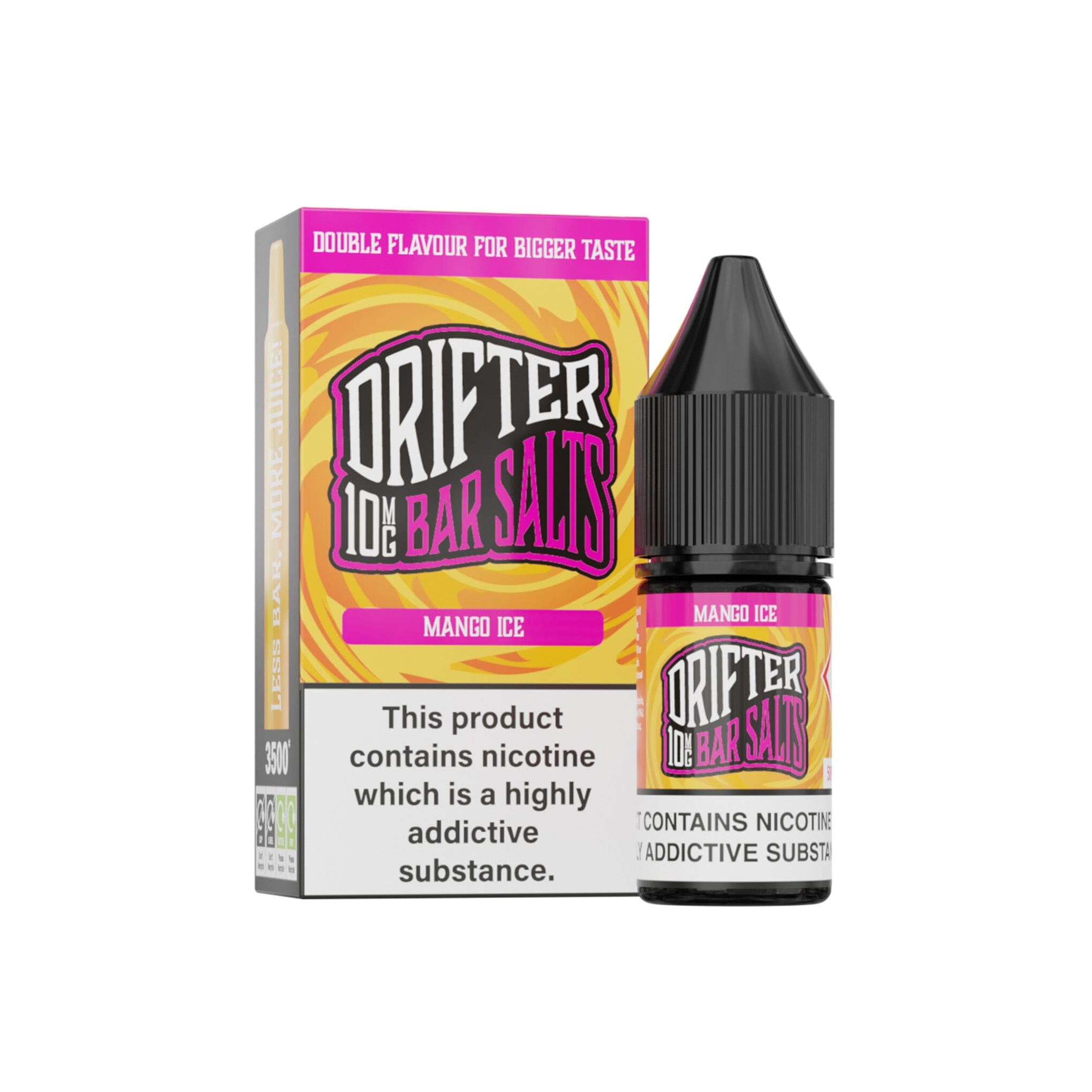 Drifter Bar Salt E-Liquid Mango Ice 10MG - Medium Nicotine 