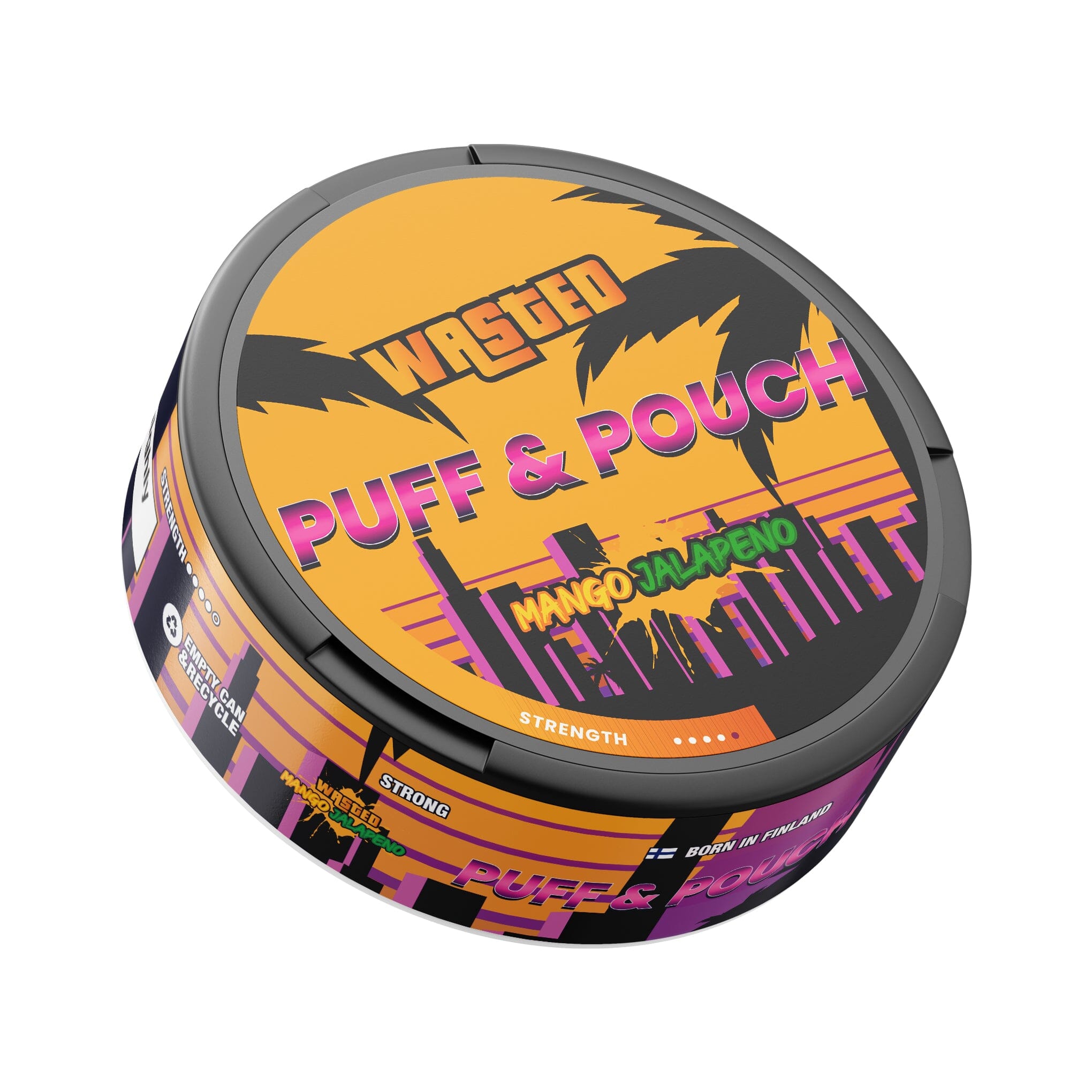 Puff & Pouch Nicotine Pouches Wasted Edt: Mango Jalapeno 16MG