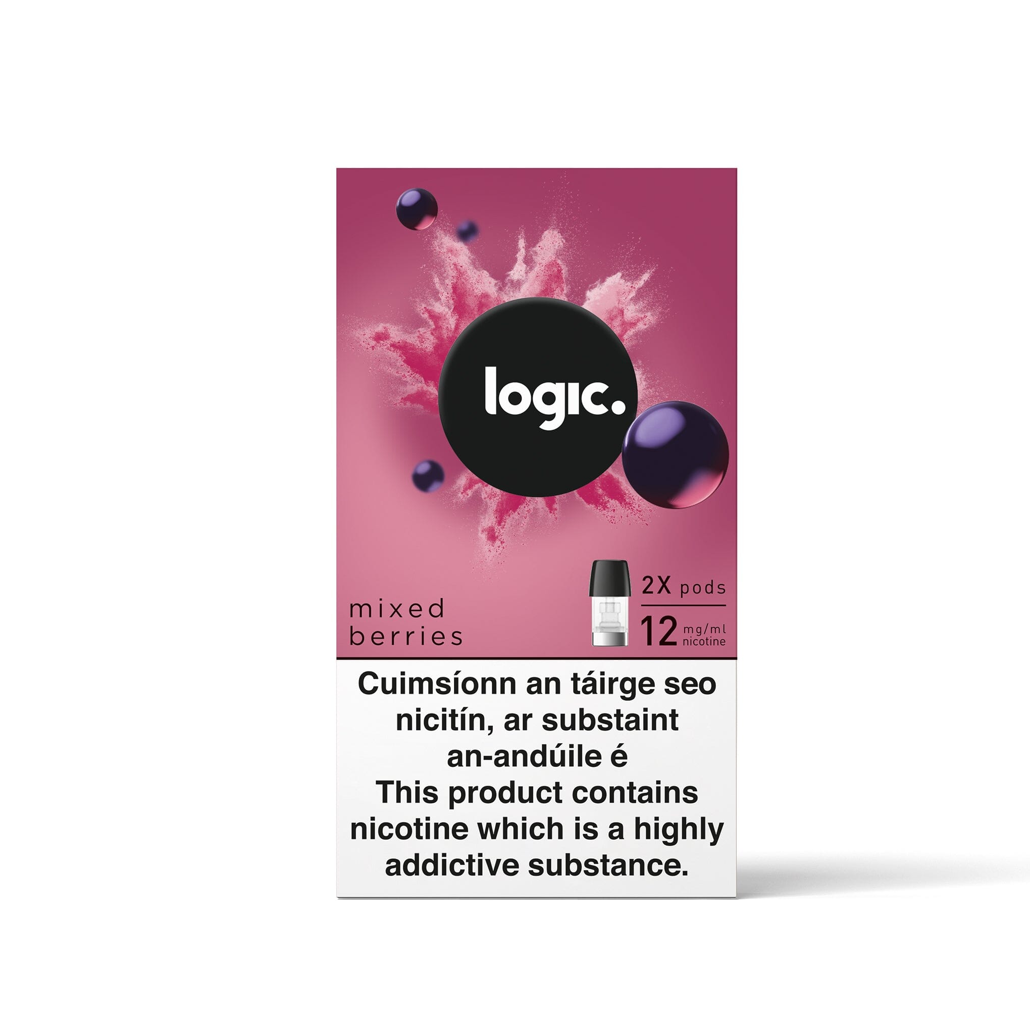 Logic Compact Pods Mixed Berries 12MG - Medium Nicotine 