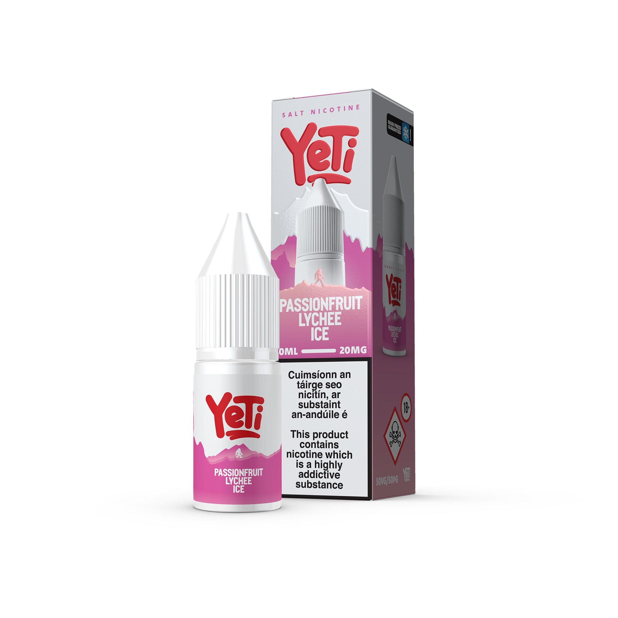 Yeti Summit Series Nicotine Salt E-Liquid Passionfruit Lychee Ice 20MG - High Nicotine