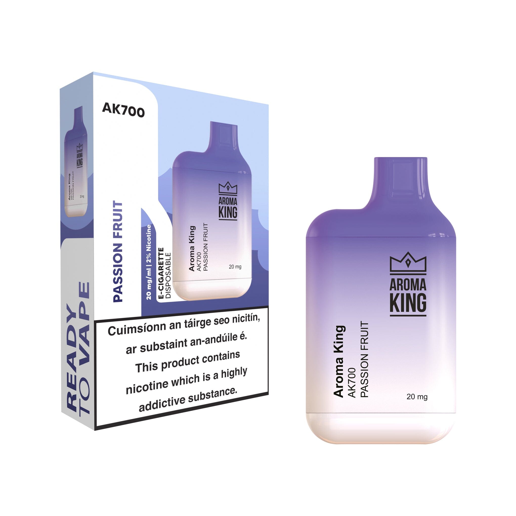 Aroma King AK700 Disposable Vape Passion Fruit 