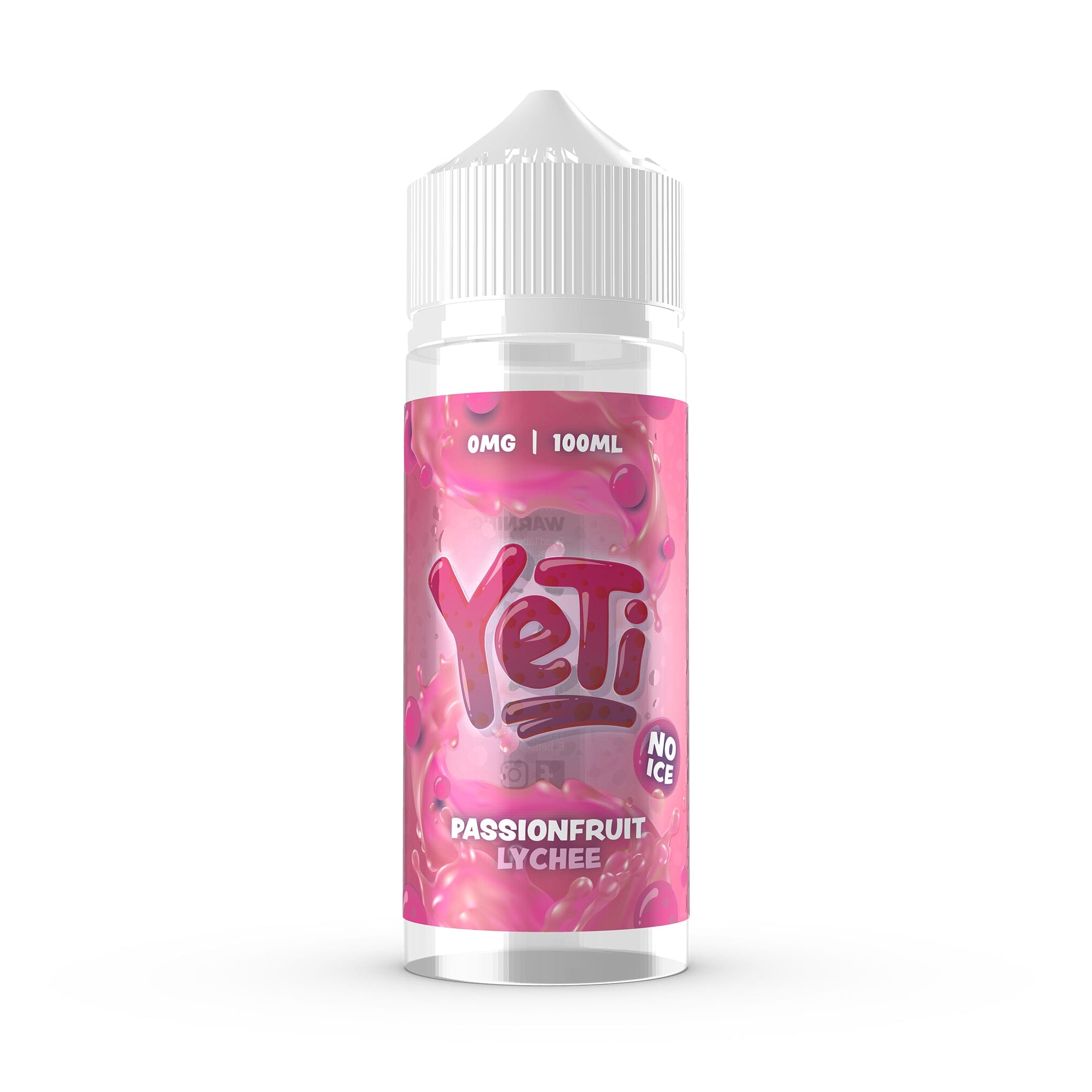 Yeti Defrosted (No Ice) Short Fill E-Liquid Passionfruit Lychee