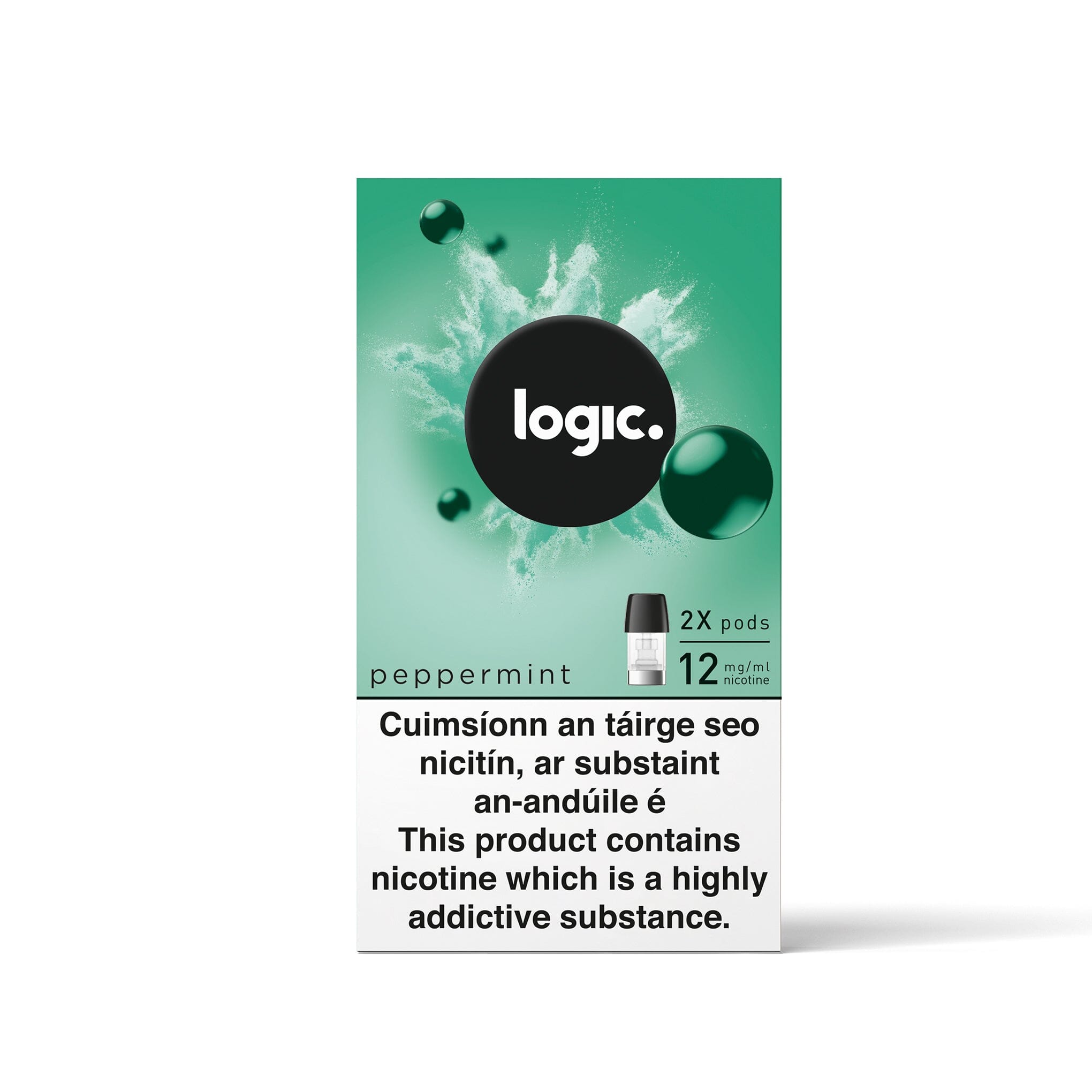 Logic Compact Pods Peppermint 12MG - Medium Nicotine