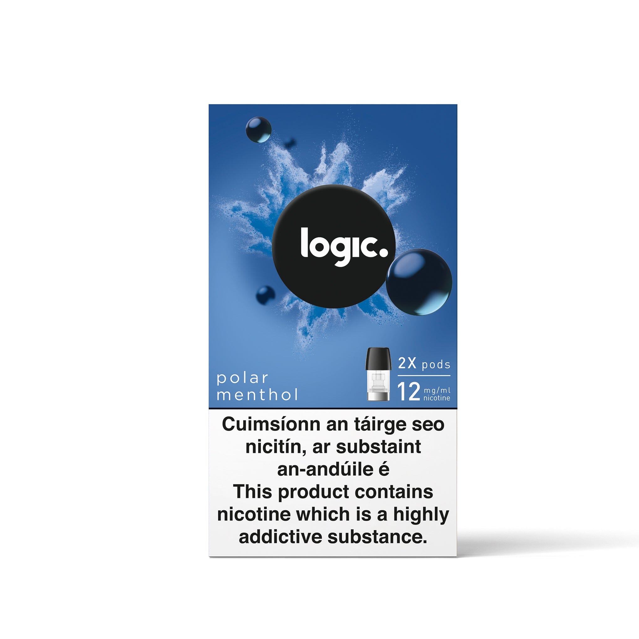 Logic Compact Pods Polar Menthol 12MG - Medium Nicotine