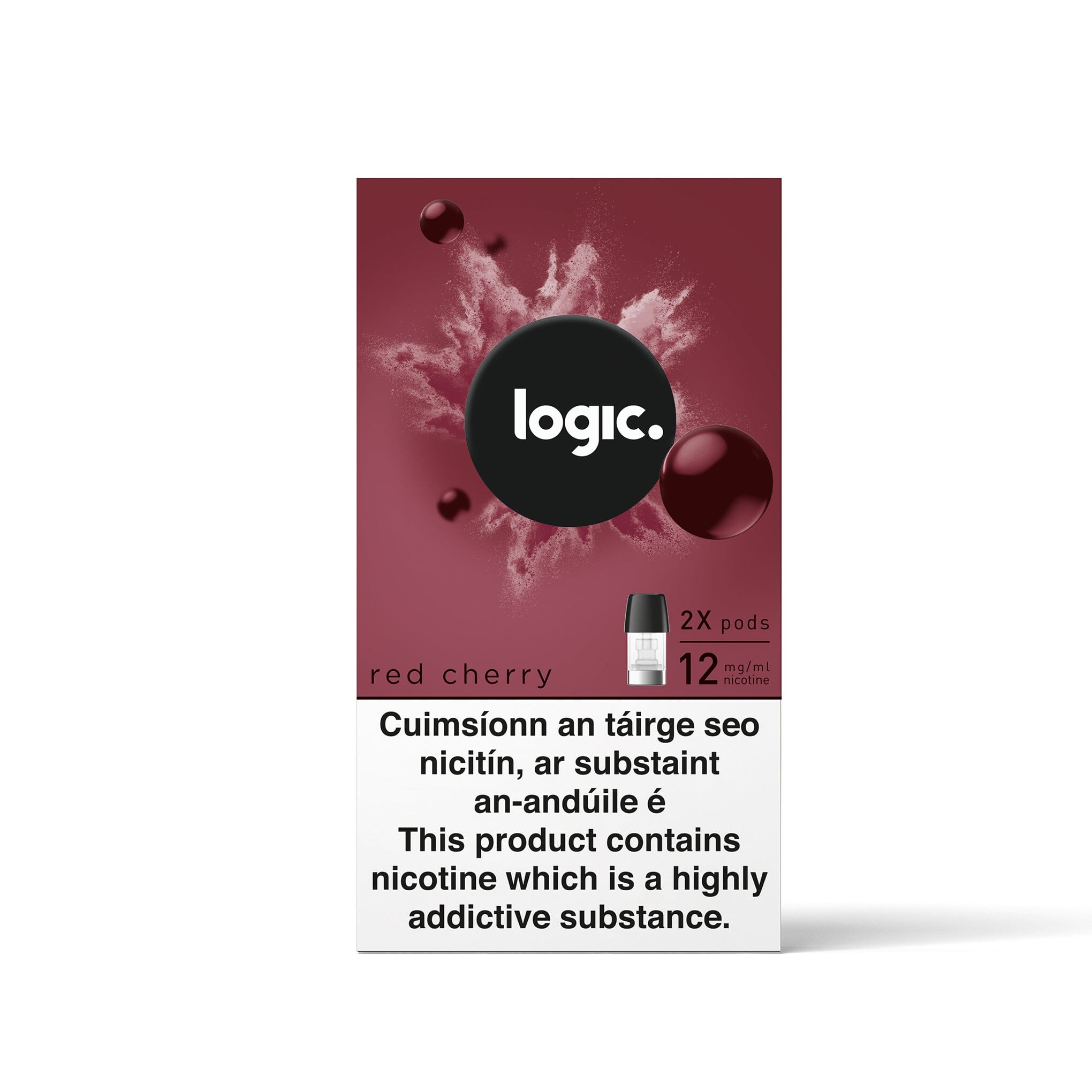 Logic Compact Pods Red Cherry 12MG - Medium Nicotine 