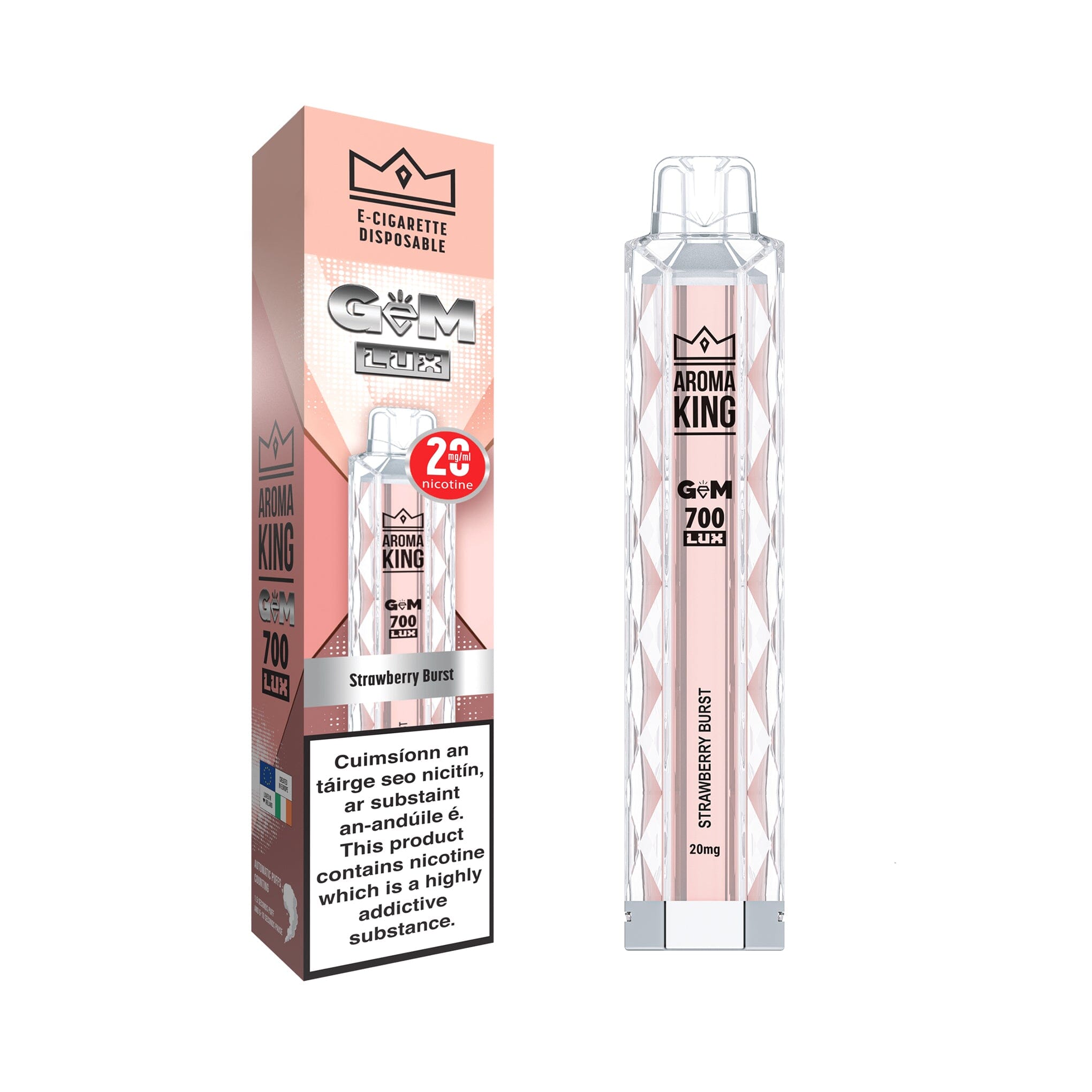 Aroma King Gem Lux Disposable Vape Strawberry Burst
