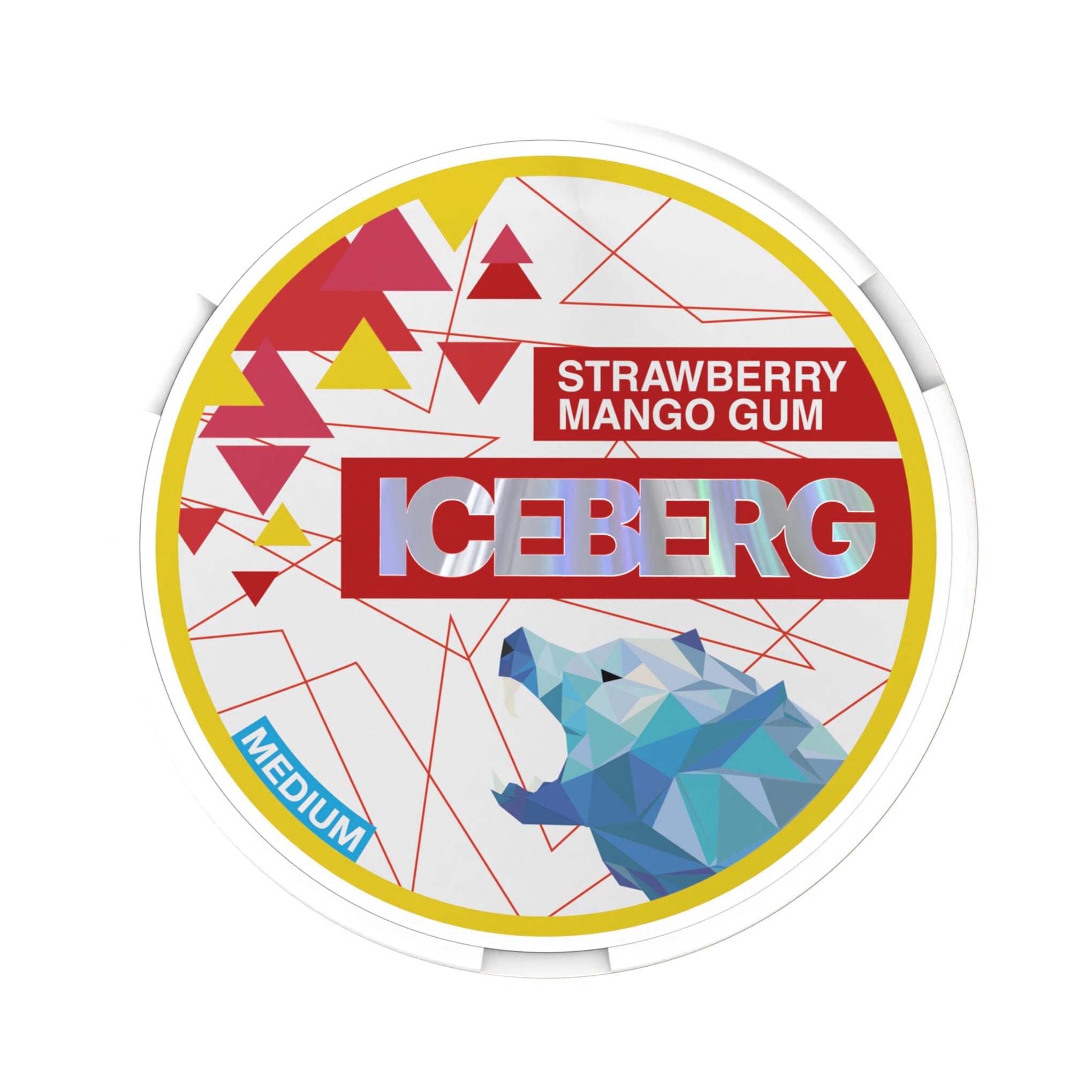 ICEBERG Nicotine Pouches Strawberry Mango Gum Medium