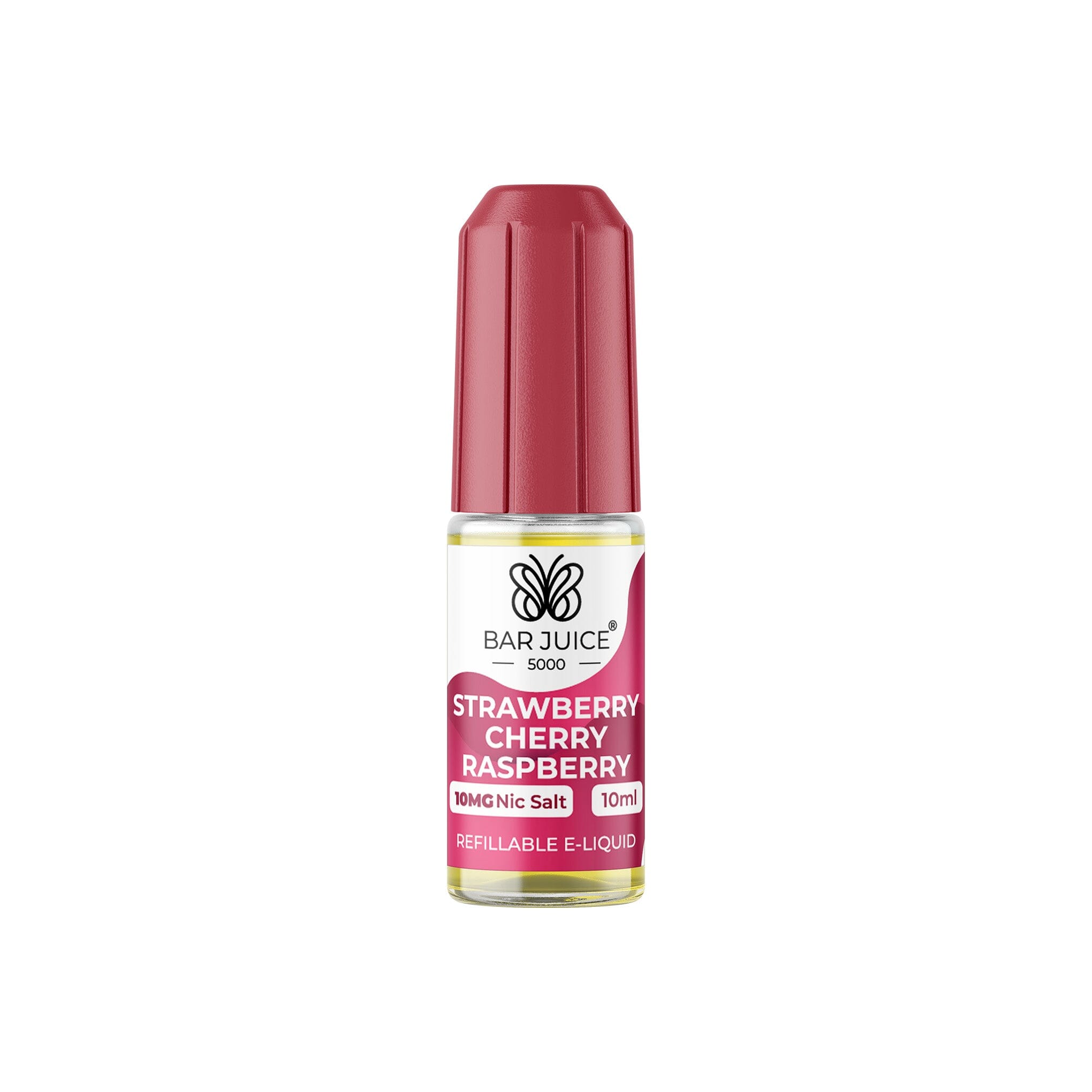 Bar Juice 5000 Nicotine Salt E-Liquid Strawberry Cherry Raspberry 10MG - Medium Nicotine