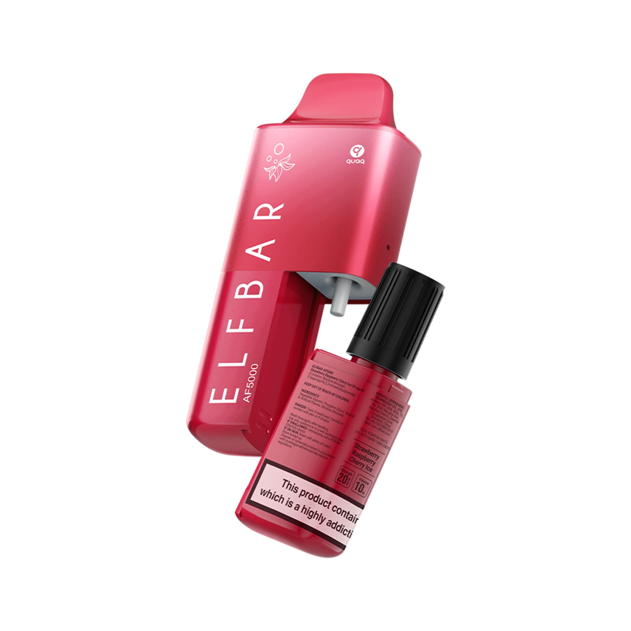 ELFBAR AF5000 Disposable Vape Kit Strawberry Raspberry Cherry Ice