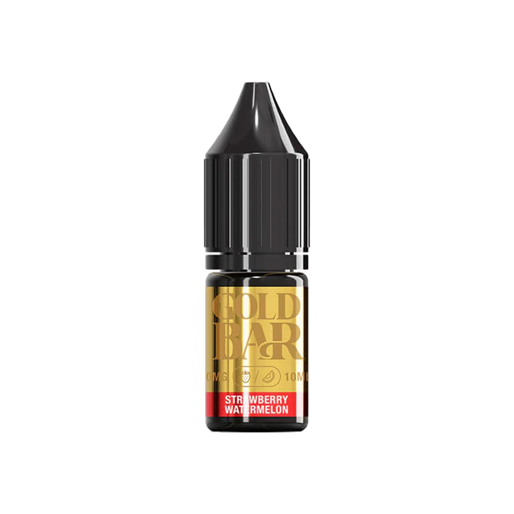 Gold Bar Nicotine Salt E-Liquid Strawberry Watermelon 10MG - Medium Nicotine