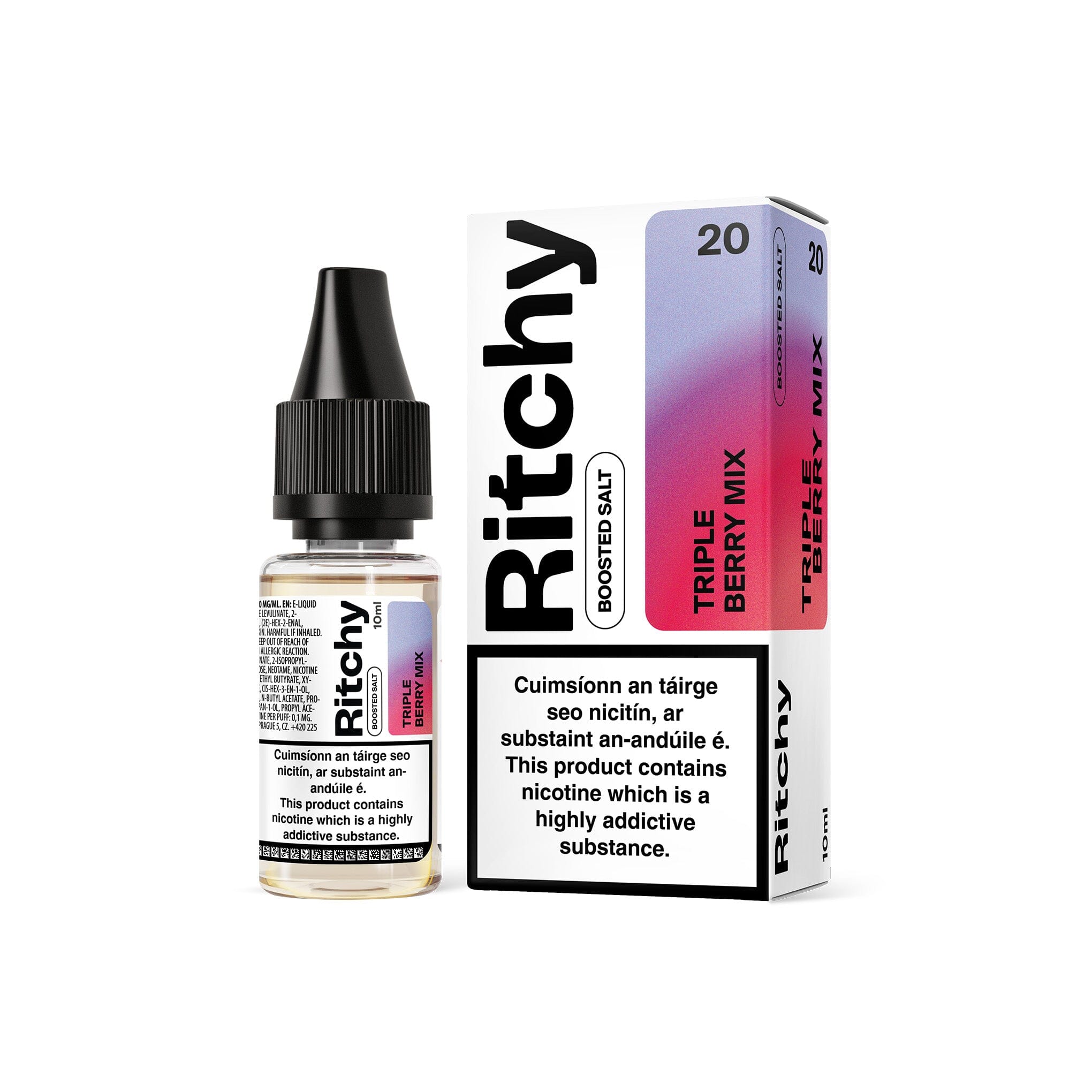 Ritchy Nicotine Salt E-Liquid by Liqua Triple Berry Mix 20MG - High Nicotine