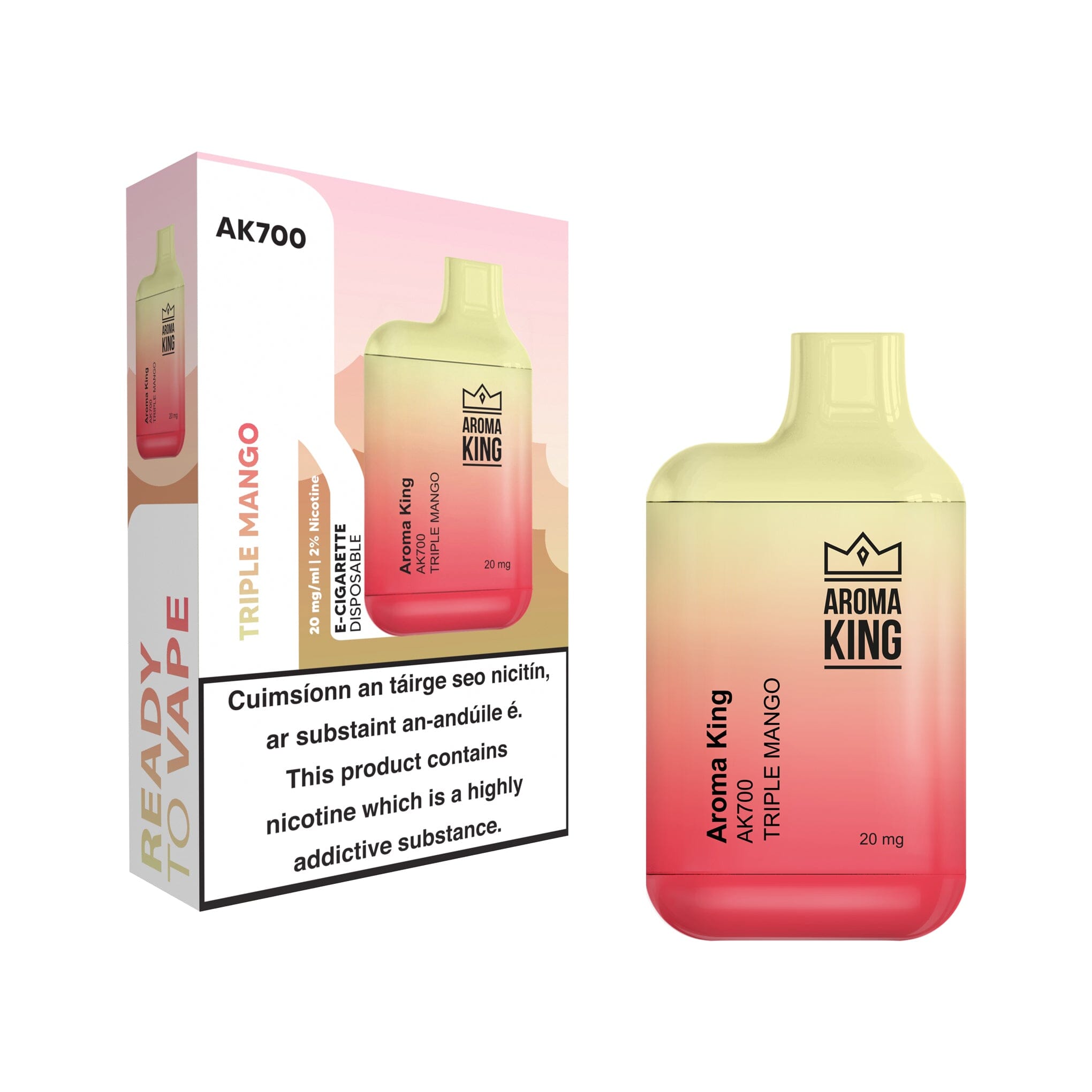 Aroma King AK700 Disposable Vape Triple Mango 