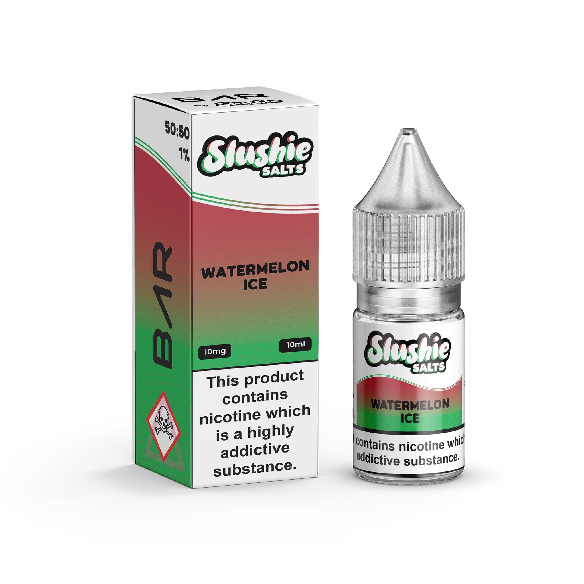 Slushie Bar Salt Nicotine Salt E-Liquid Warermelon Ice 10MG - Medium Nicotine