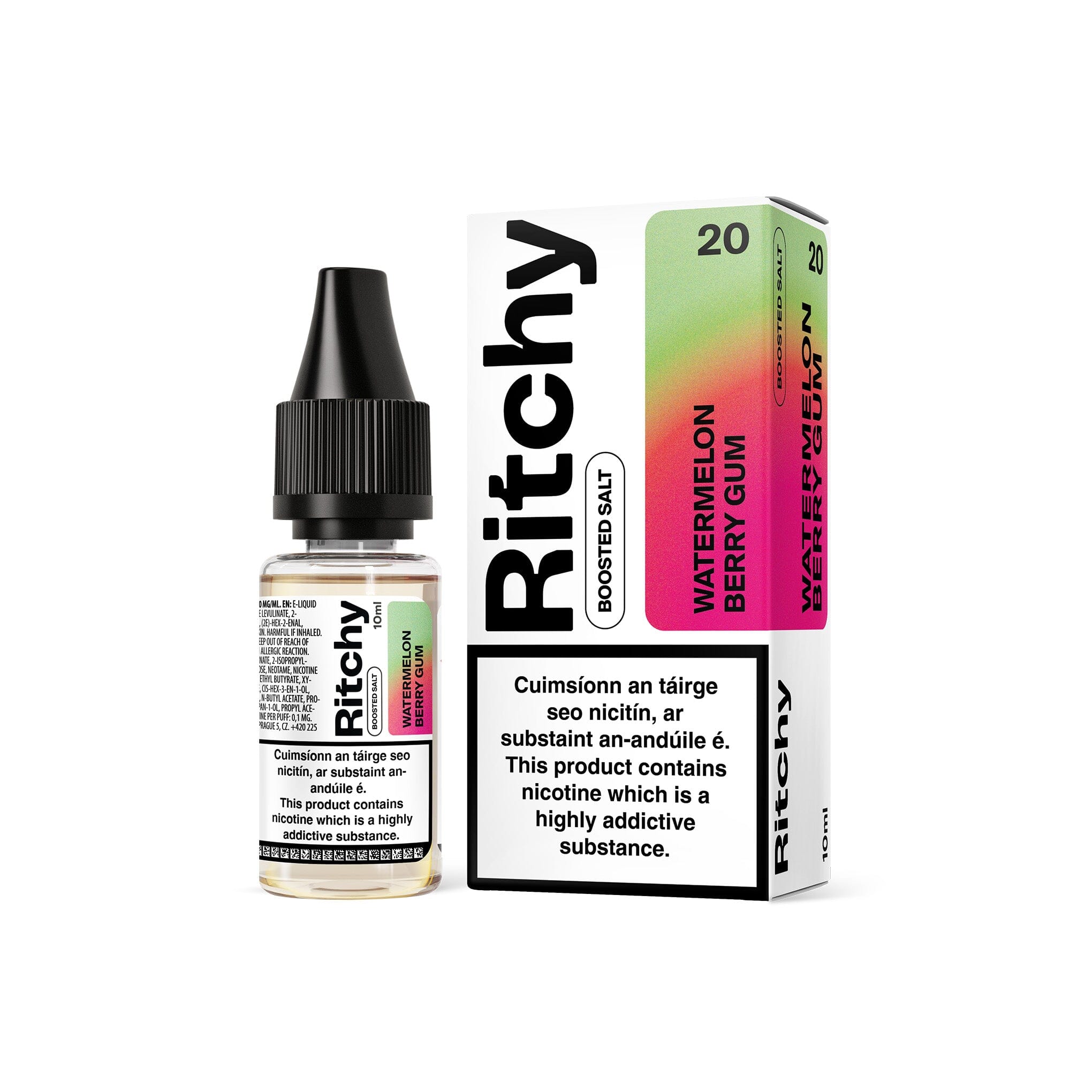 Ritchy Nicotine Salt E-Liquid by Liqua Watermelon Berry Gum 20MG - High Nicotine
