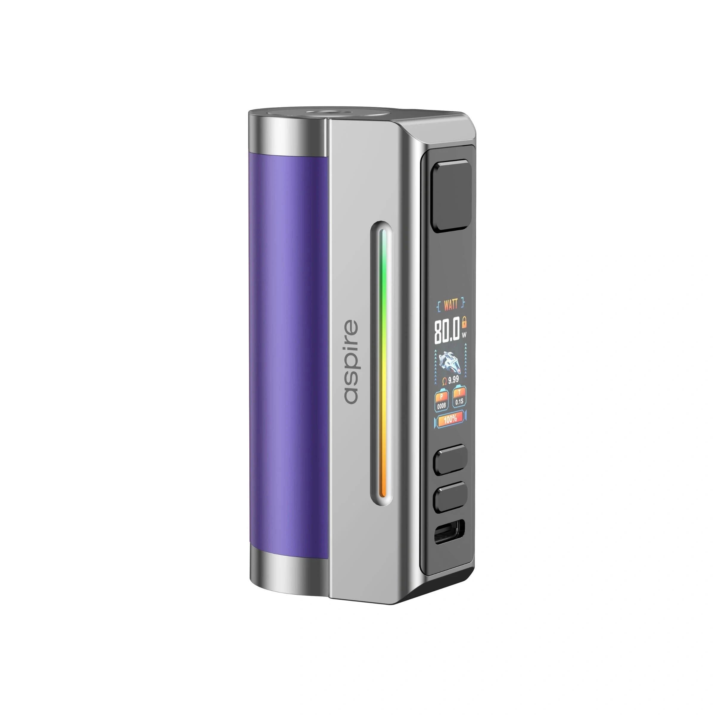 Aspire Zelos M80 Mod Purple & Silver