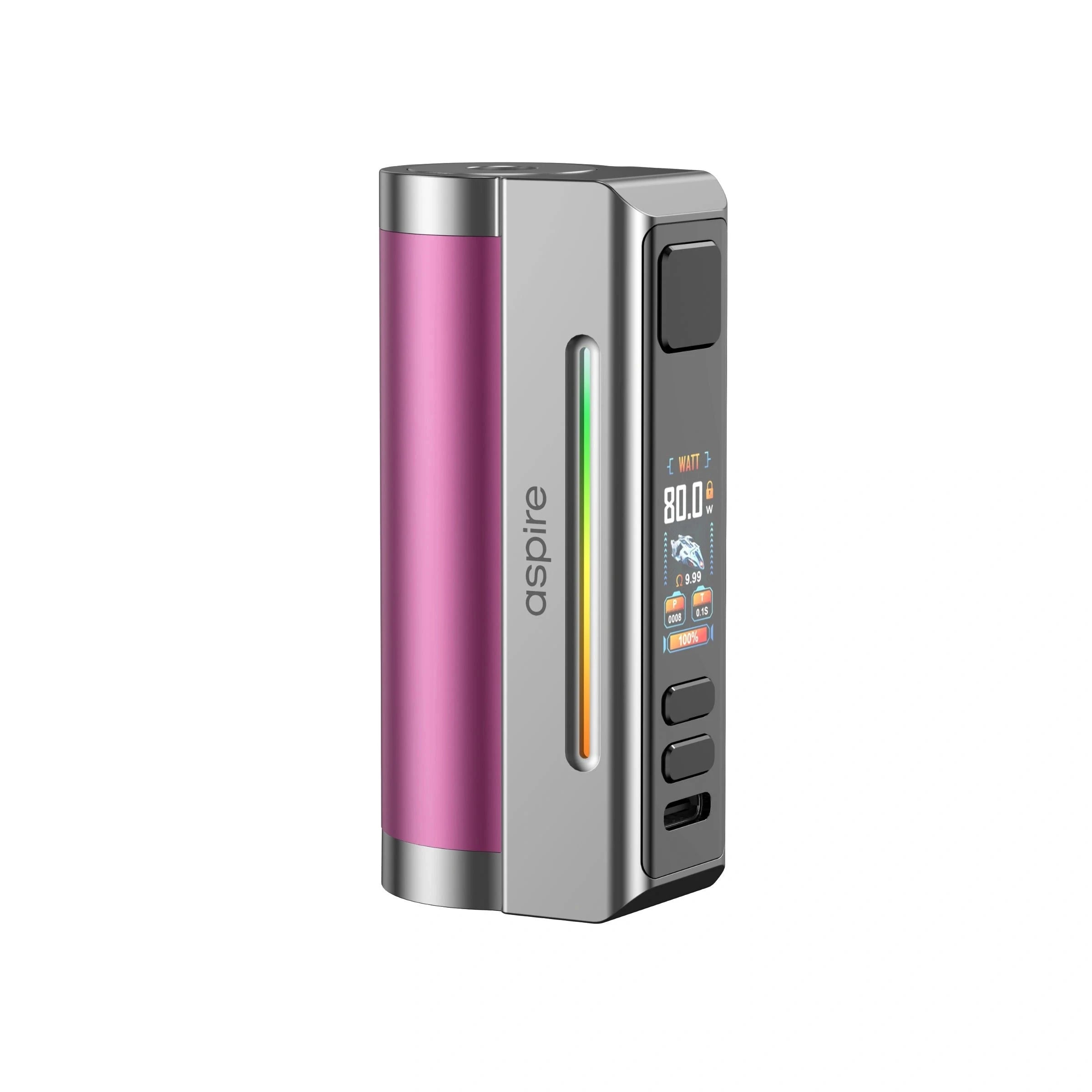 Aspire Zelos M80 Mod Pink & Silver