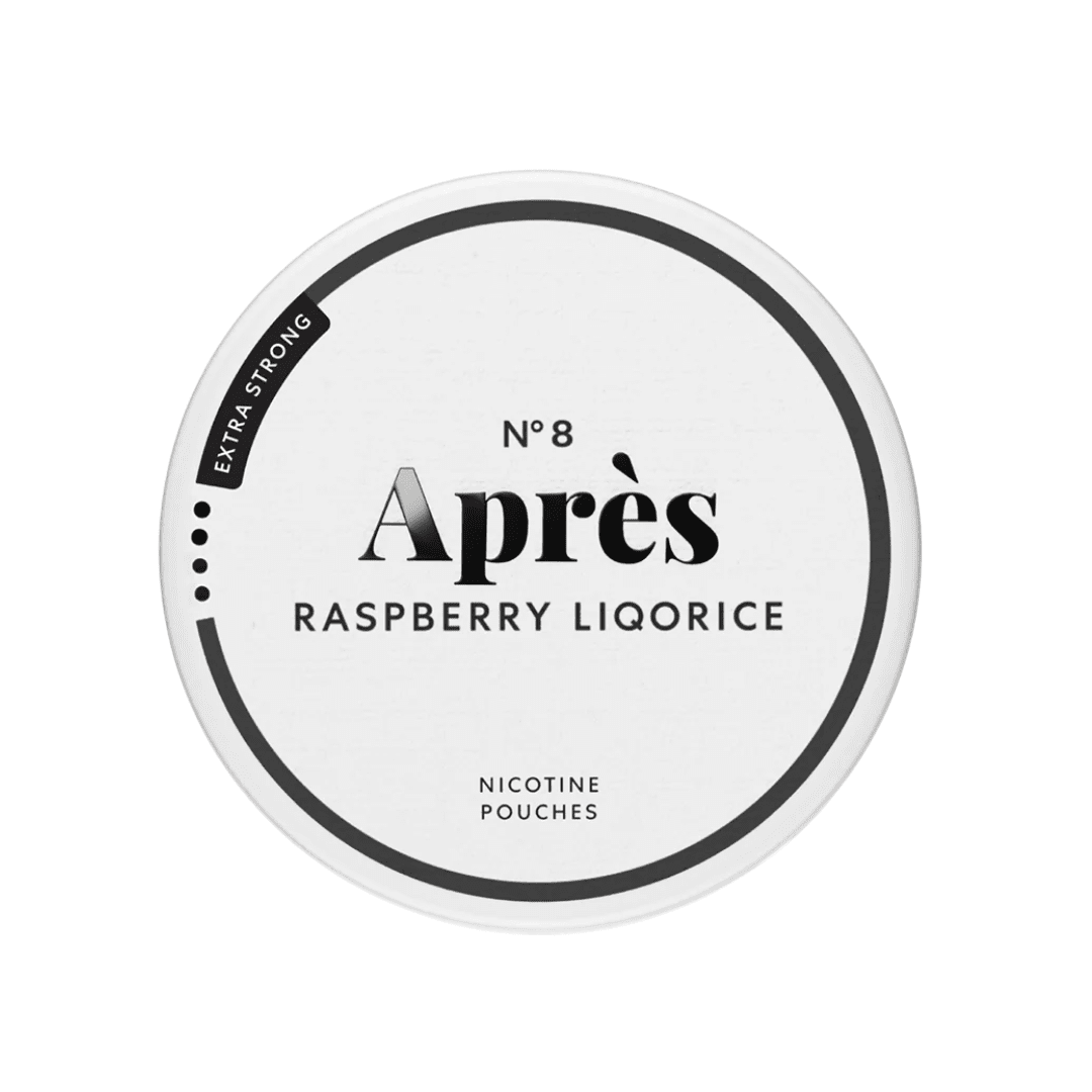 Après Nicotine Pouches Raspberry Liquorice Extra Strong (15mg/g)