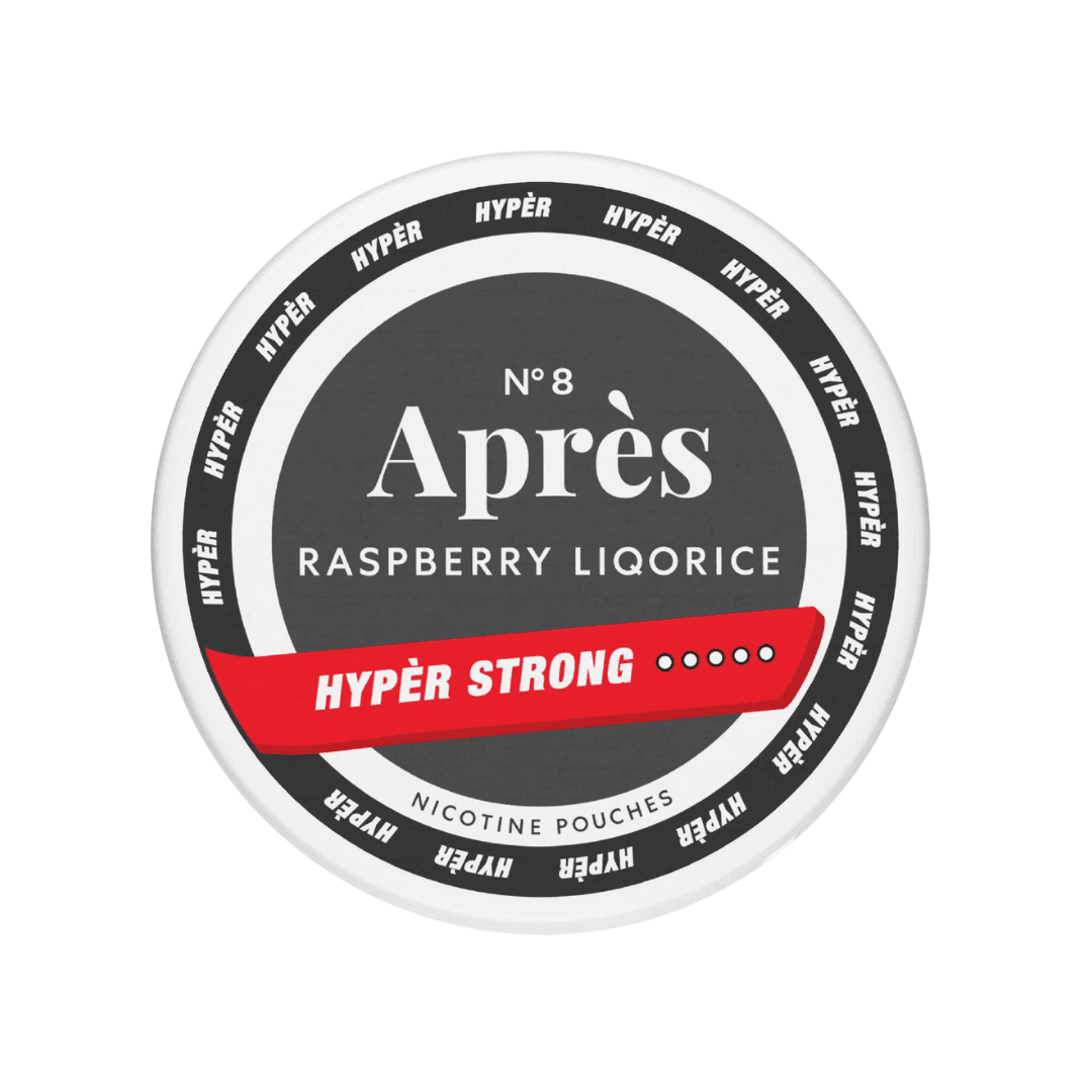 Après Nicotine Pouches Raspberry Liquorice Hypèr Strong (20mg/g)