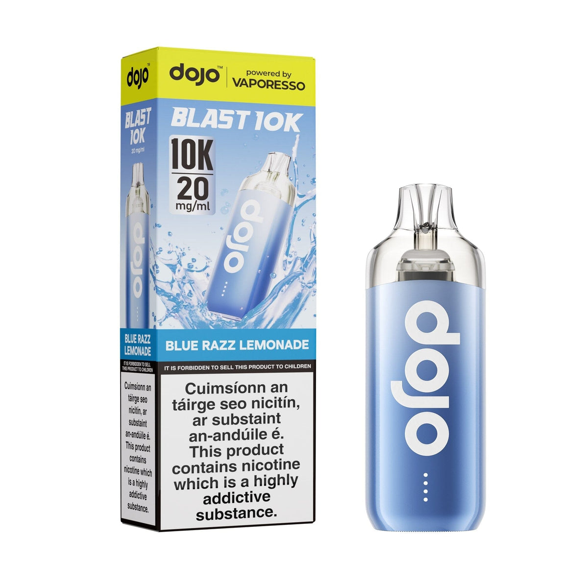 Vaporesso Dojo Blast 10K Prefilled Pod Kit Blue Razz Lemonade