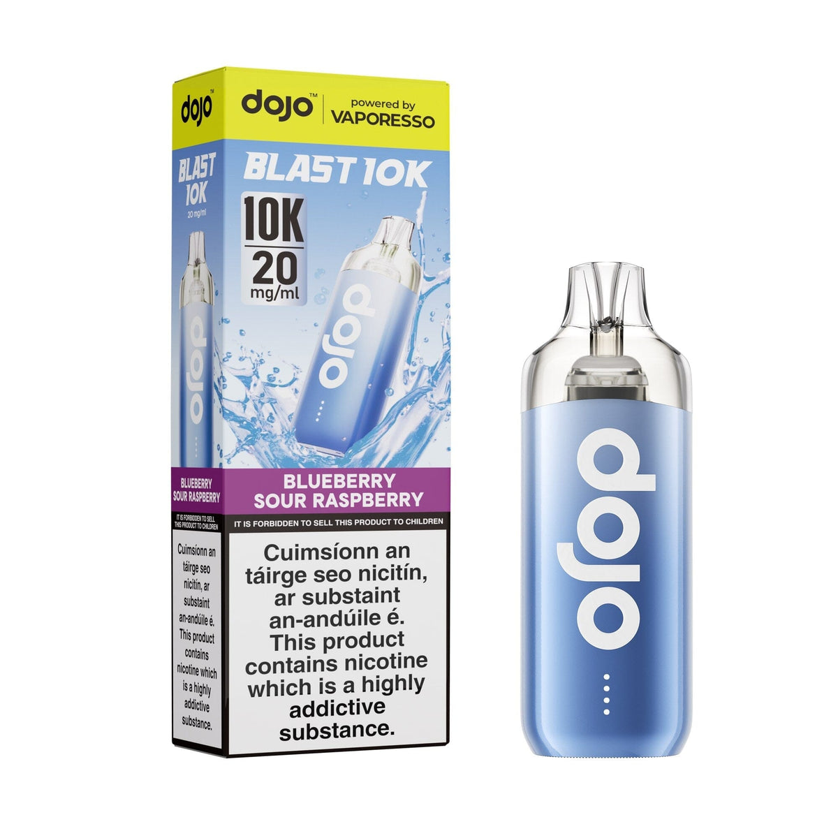 Vaporesso Dojo Blast 10K Prefilled Pod Kit Blueberry Sour Raspberry