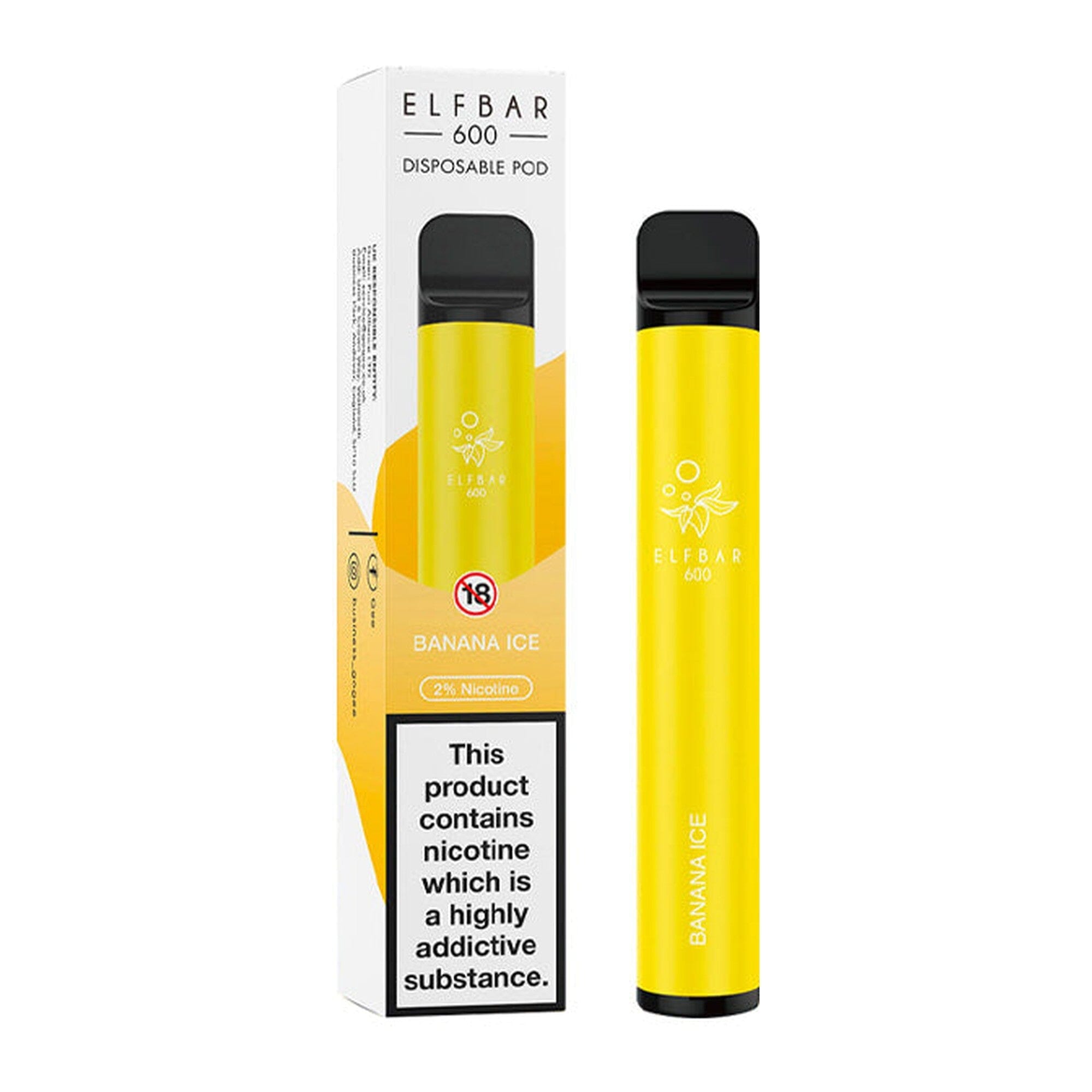 ELF Bar Banana Ice 20MG - High Nicotine