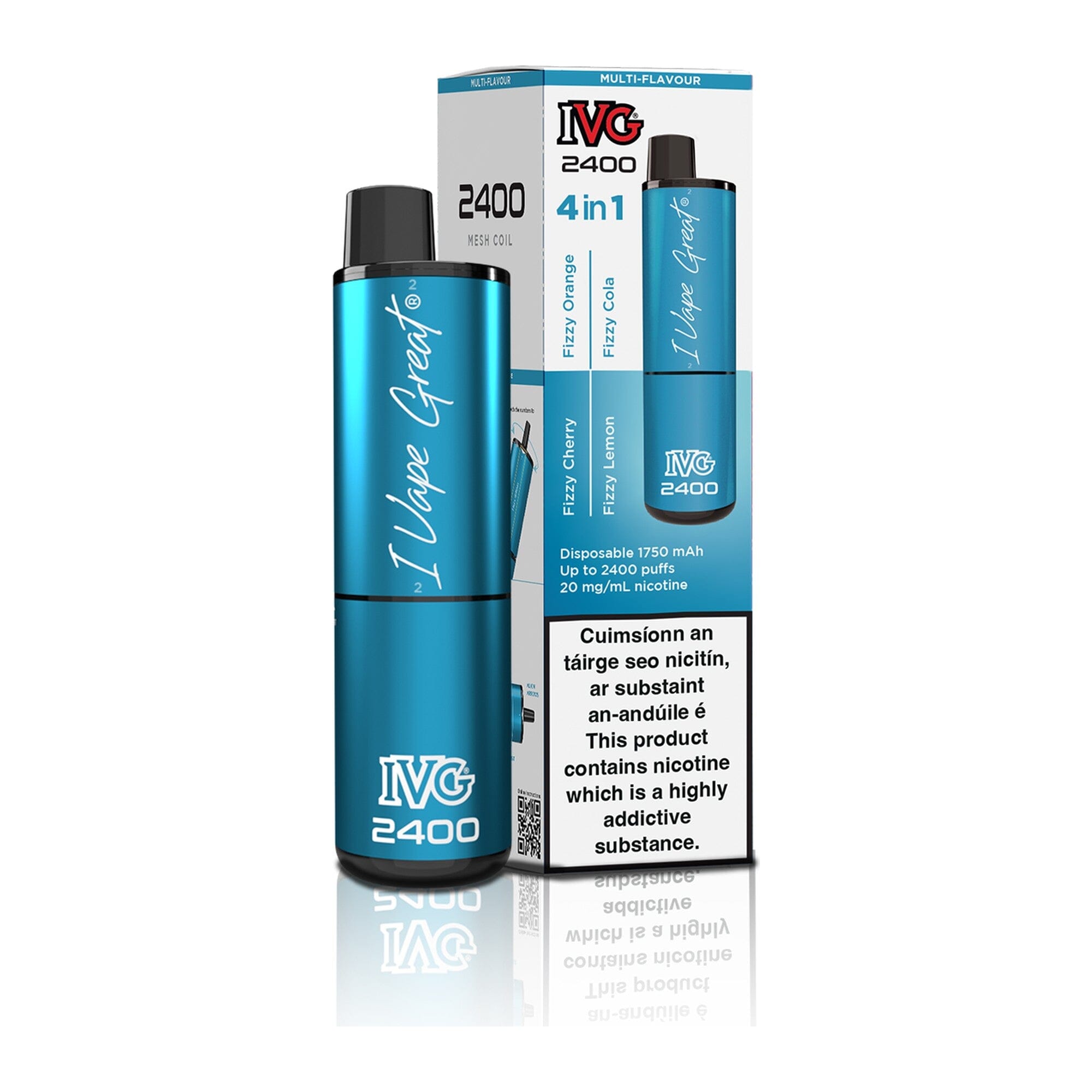 IVG 2400 Disposable Vape Kit Multi Flavour: Fizzy Edition