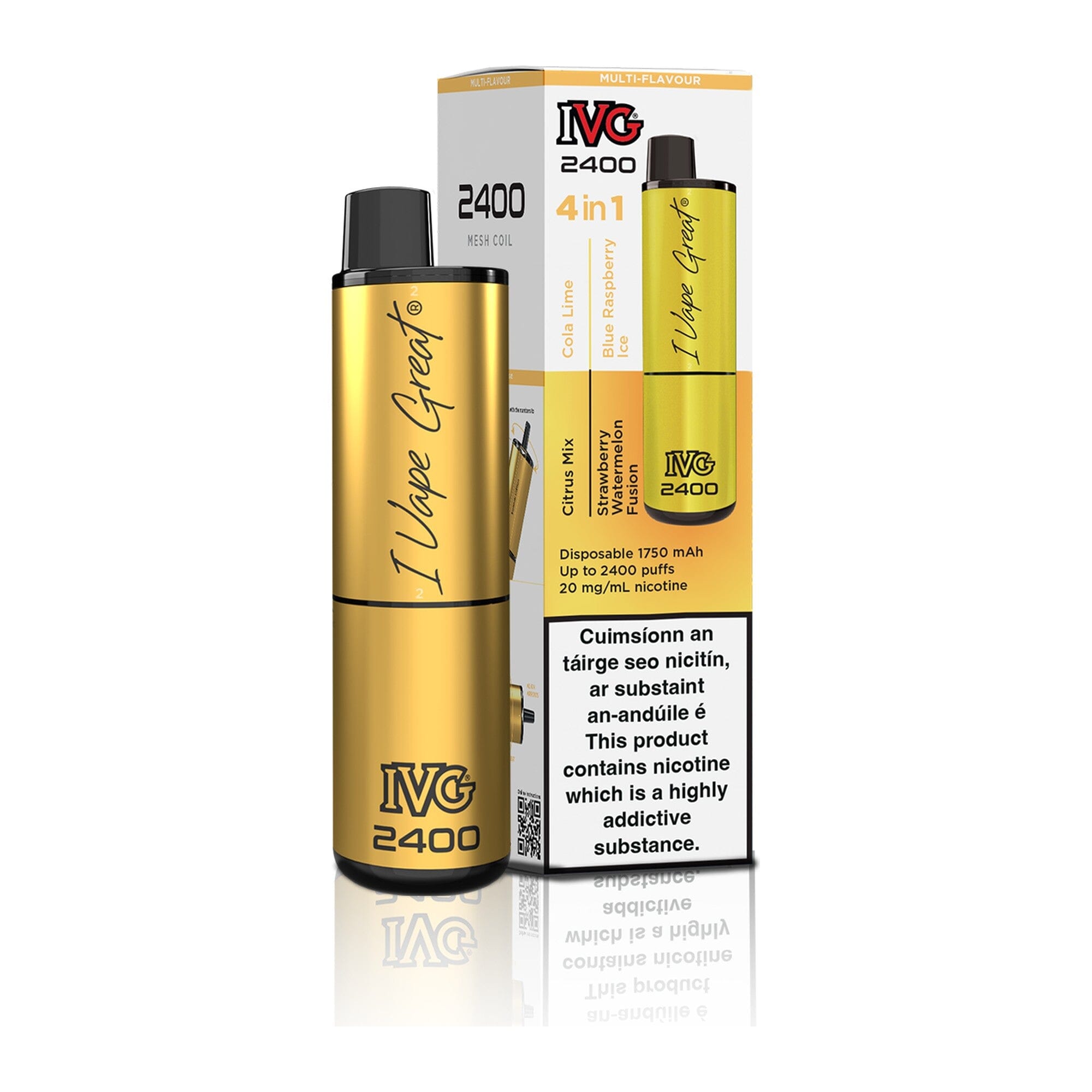 IVG 2400 Disposable Vape Kit Multi Flavour: Summer Edition