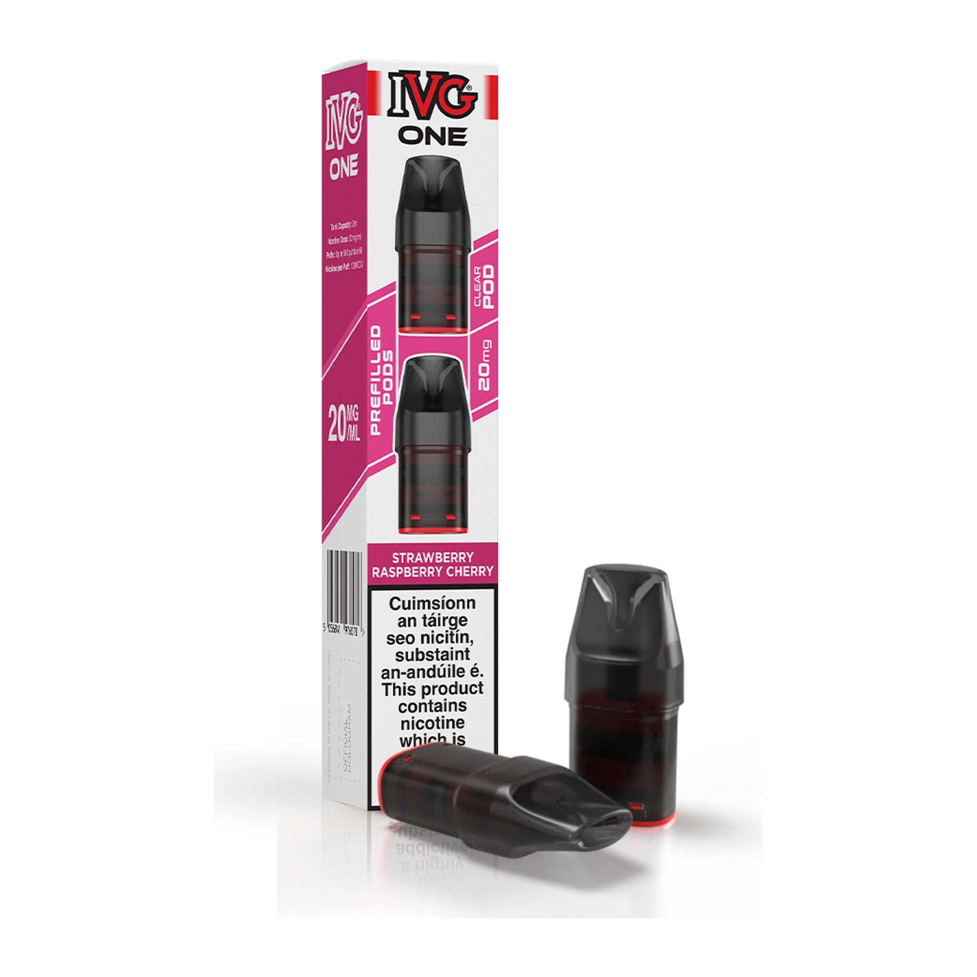 IVG One Refill Pods (Pack of 2) Strawberry Raspberry Cherry