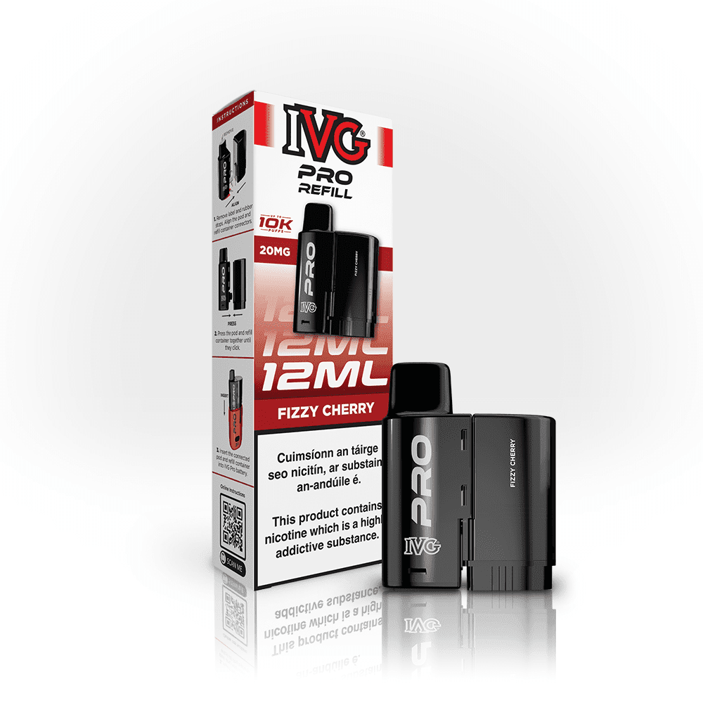 IVG PRO 10K Refills Fizzy Cherry