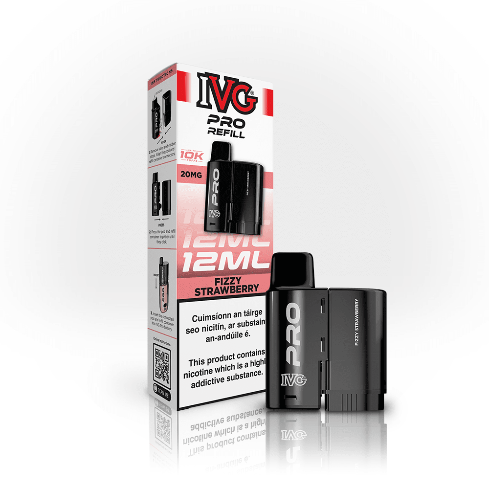 IVG PRO 12K Refills Fizzy Strawberry